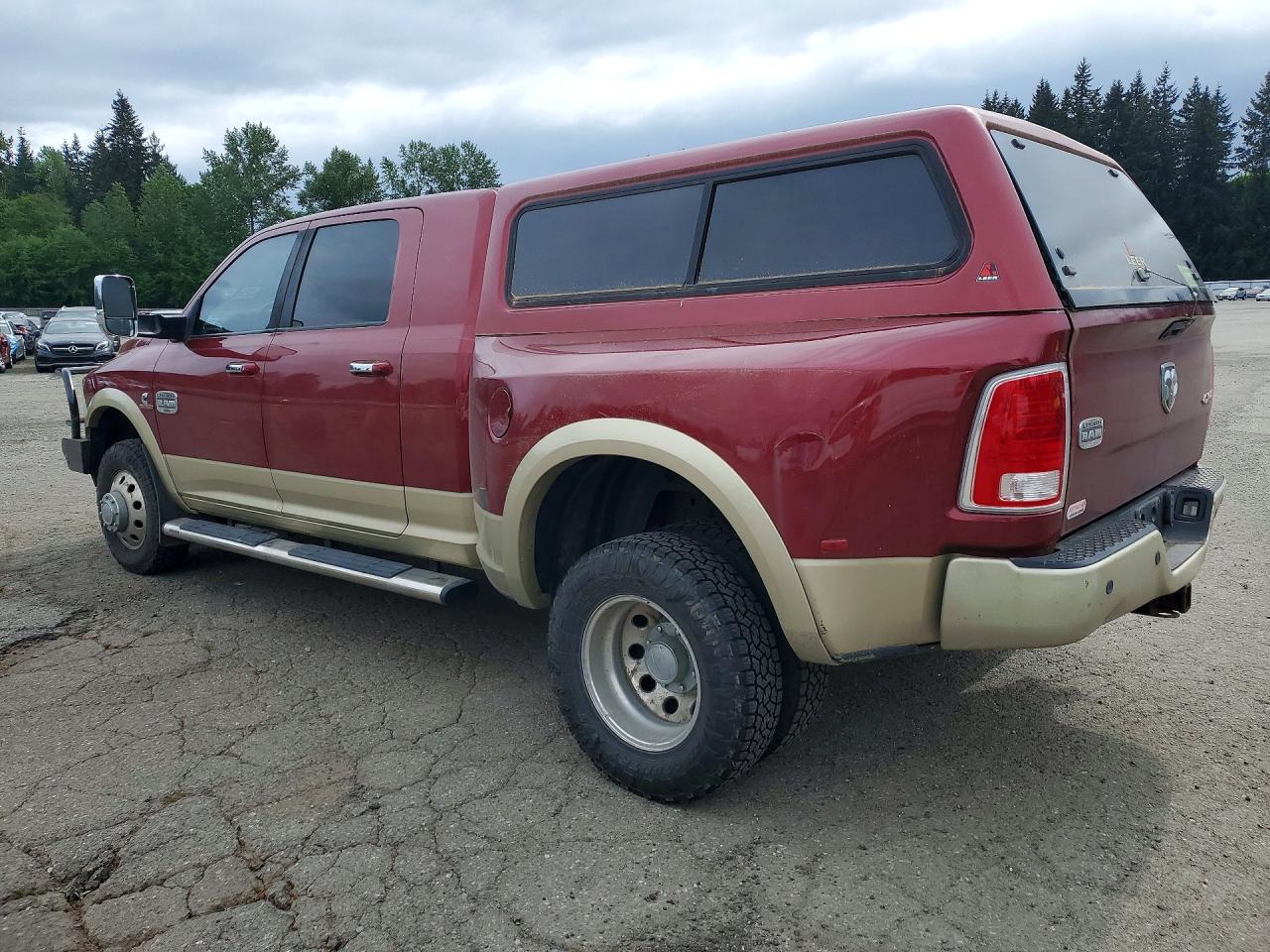 2014 Ram 3500 Longhorn Maroon vin: 3C63RRNL9EG285916