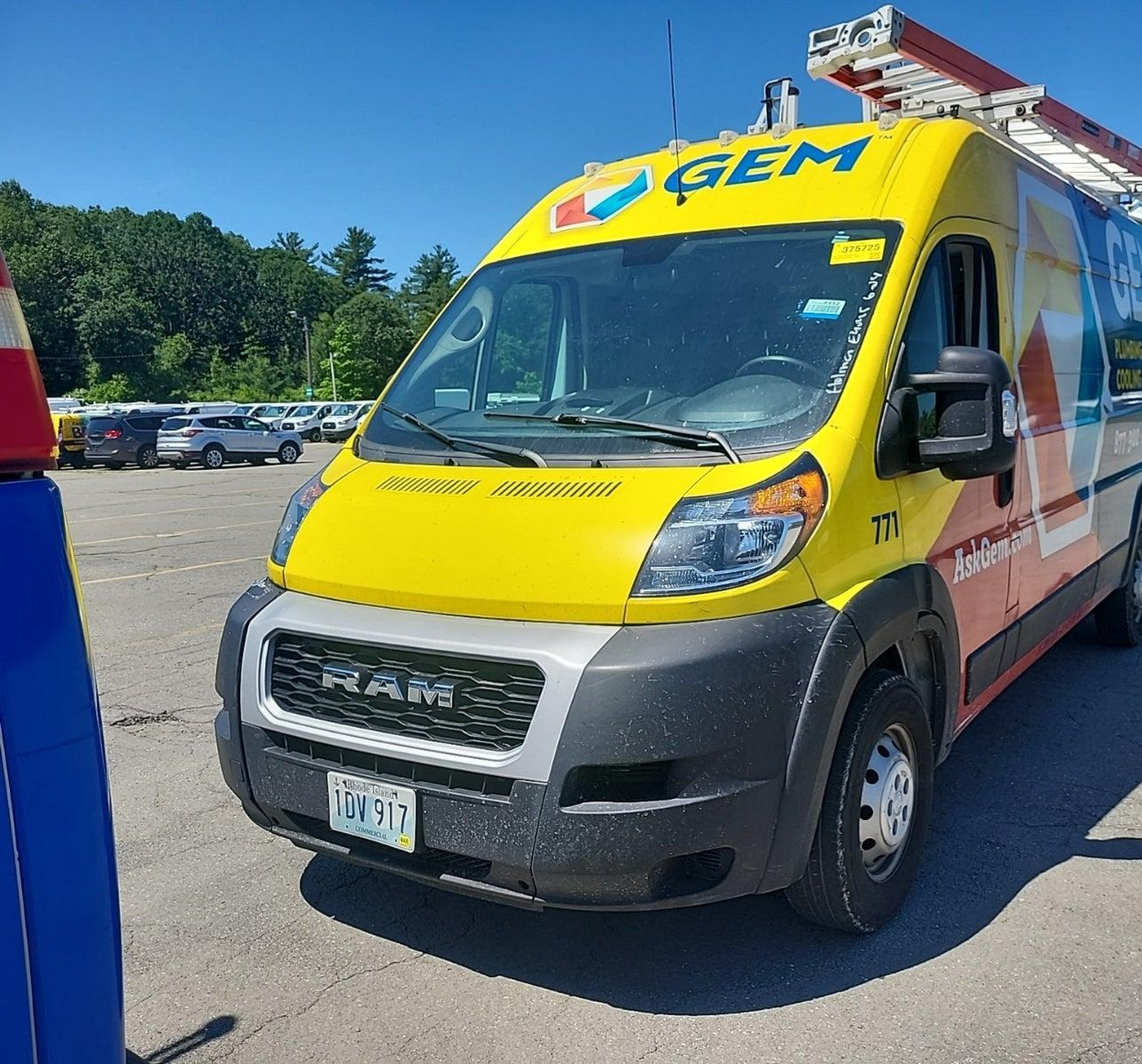 2021 Ram Promaster 2500 High Roof 159 Wb vin: 3C6ERVDG6ME504590