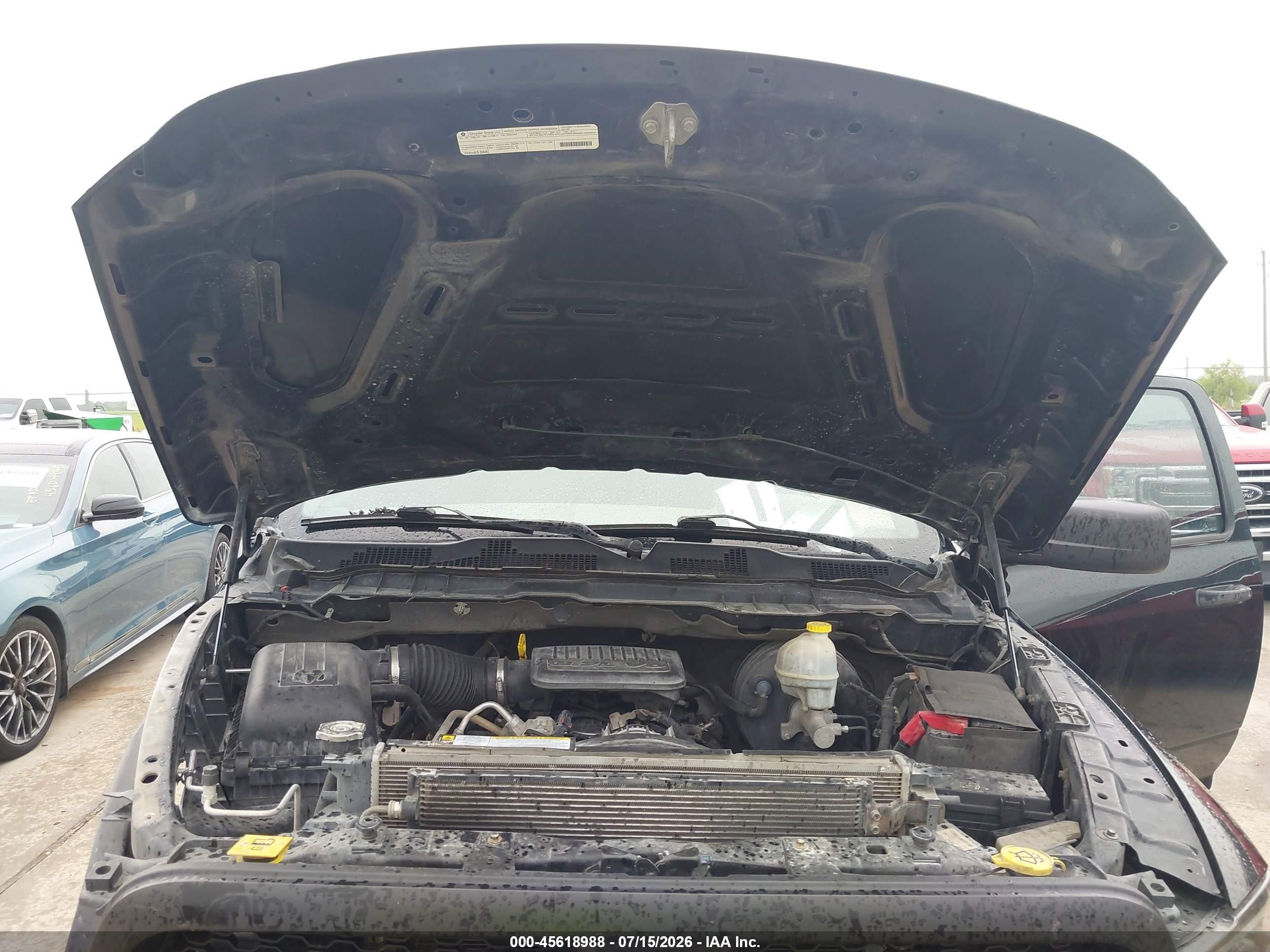 2012 Dodge Ram 1500   Black vin: 3C6JD6AK9CG152216