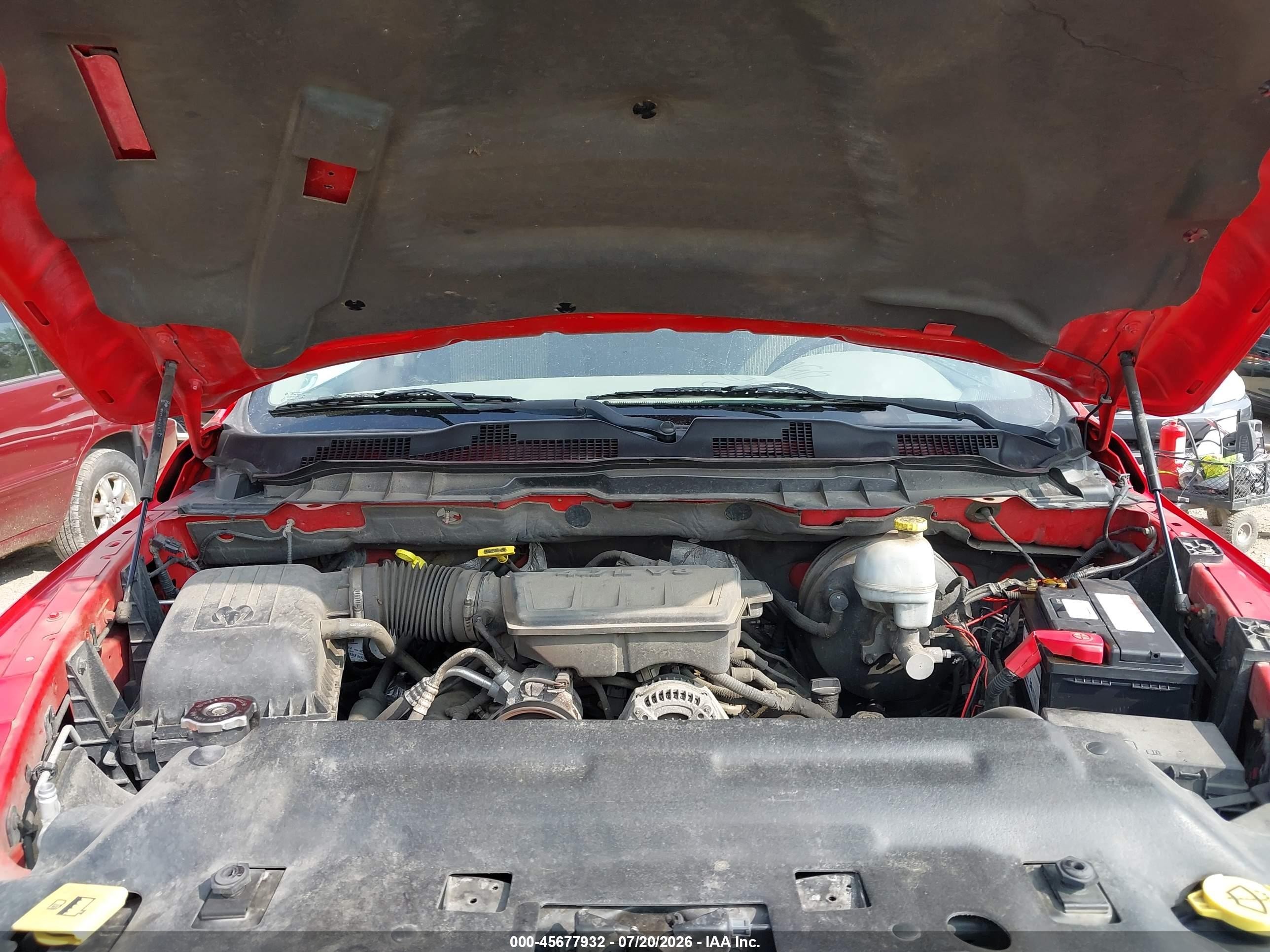 2012 Ram 1500 St Red vin: 3C6JD6AP5CG277659