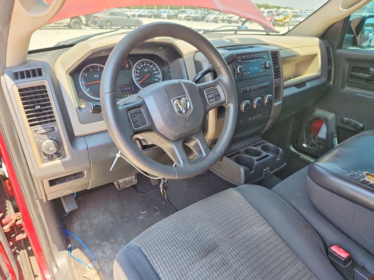 2012 Dodge Ram 1500 St Maroon vin: 3C6JD6AT0CG273046