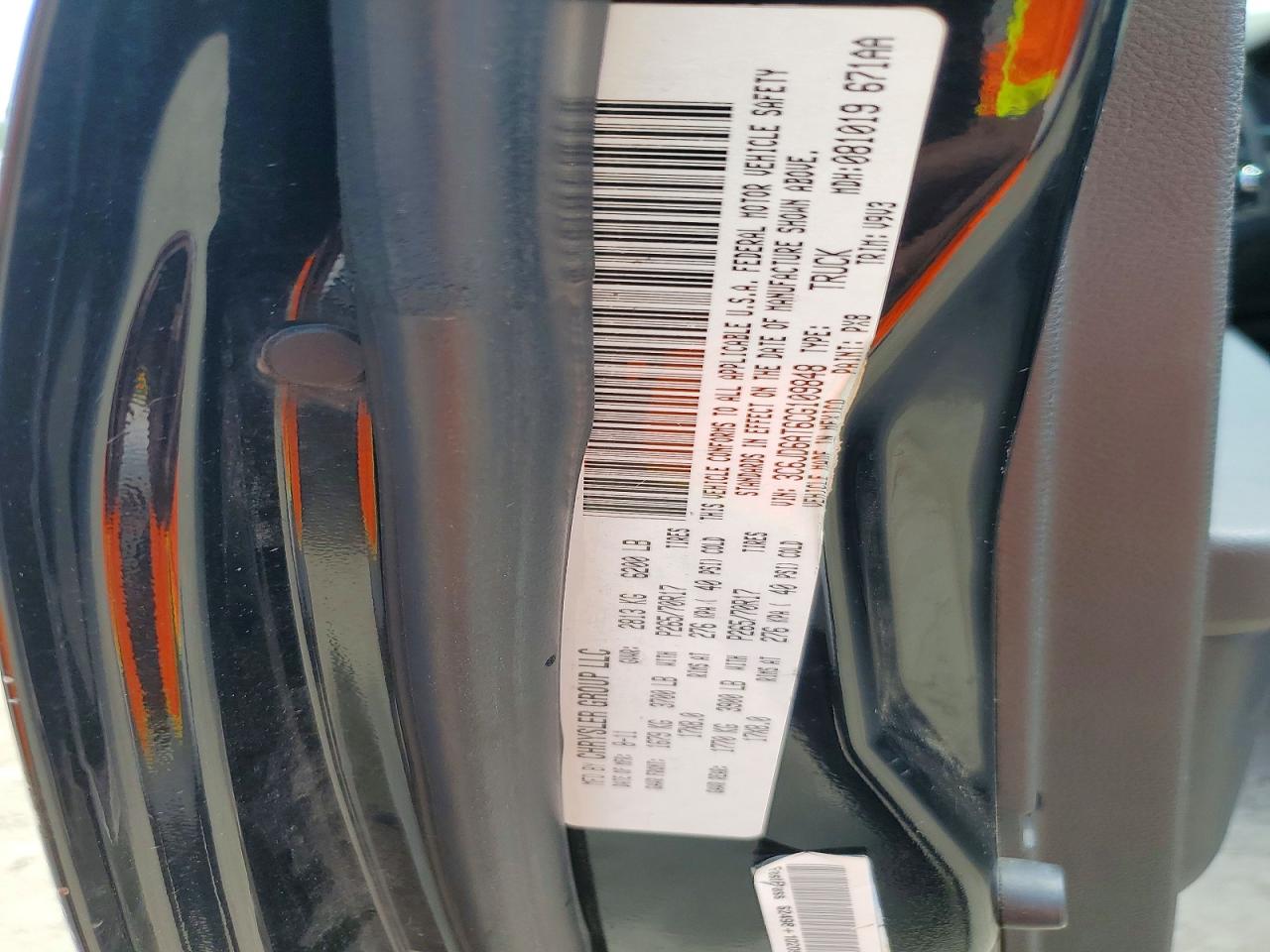 2012 Dodge Ram 1500 St Black vin: 3C6JD6AT6CG109848