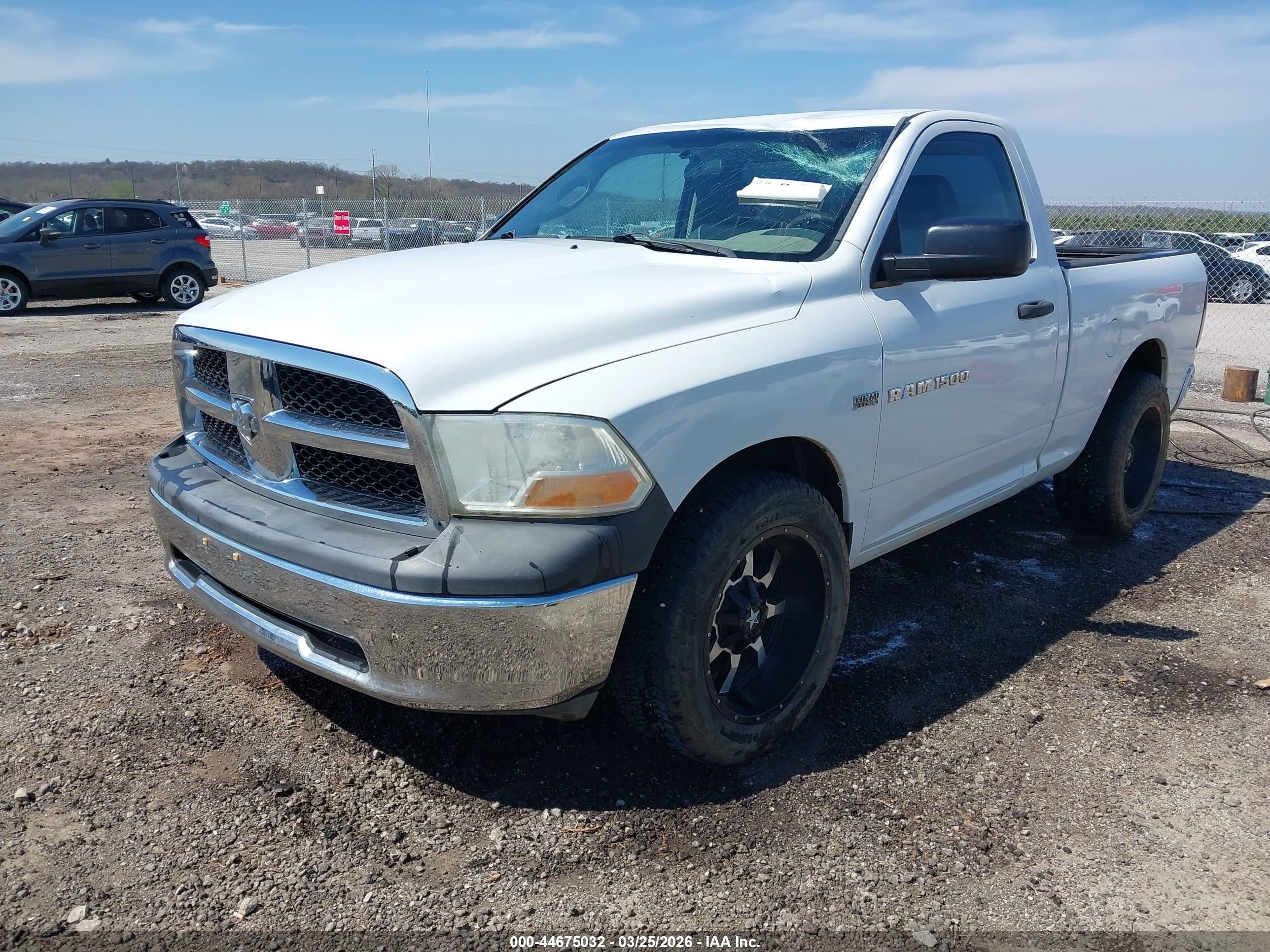 2012 Ram 1500 St White vin: 3C6JD6ATXCG183368