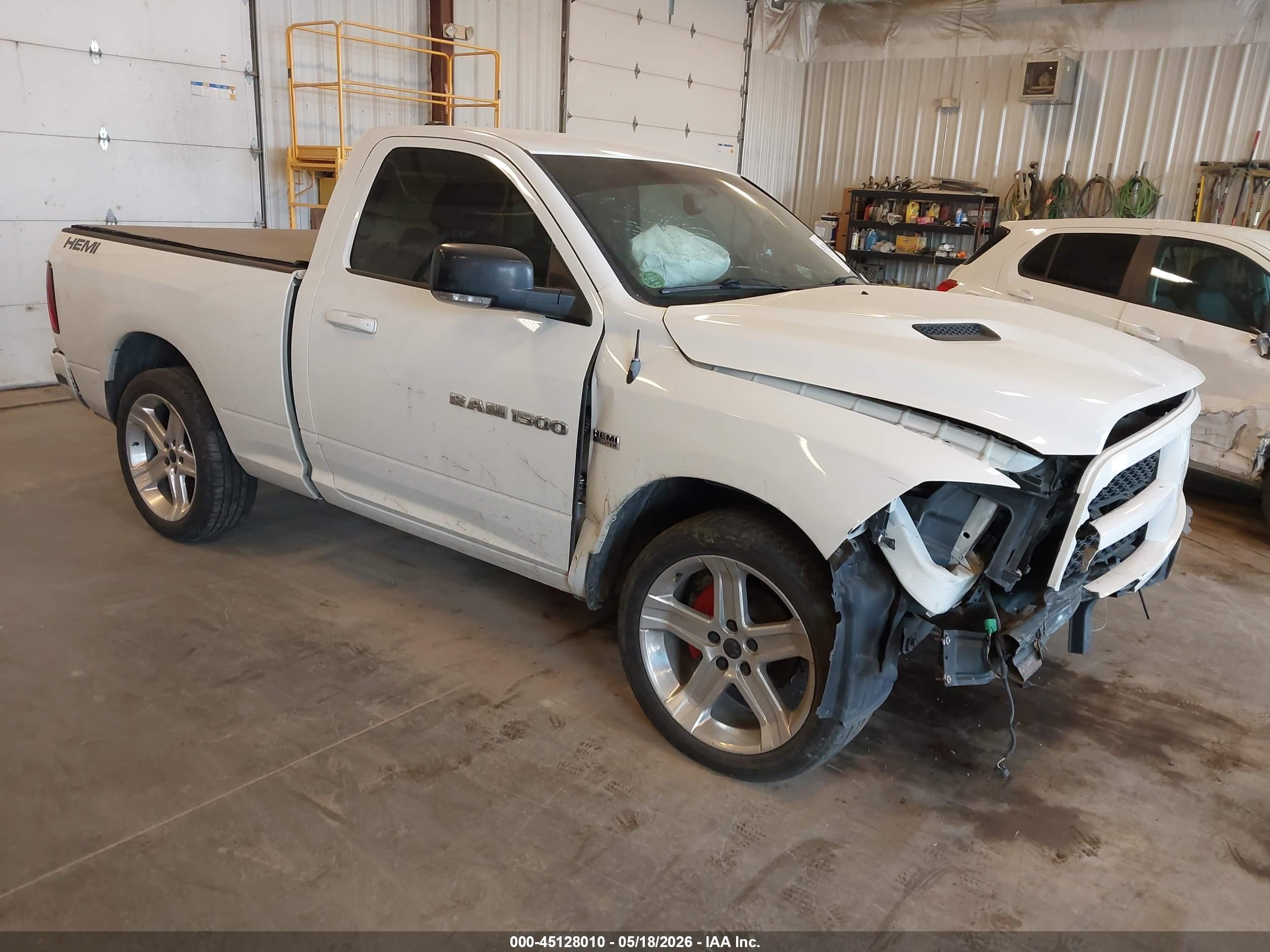2012 Ram 1500 R/t White vin: 3C6JD6CT3CG267030