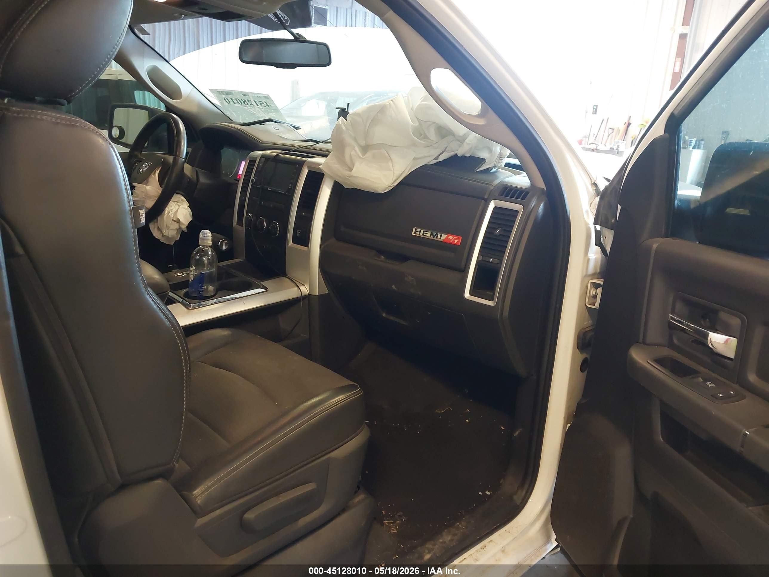2012 Ram 1500 R/t White vin: 3C6JD6CT3CG267030