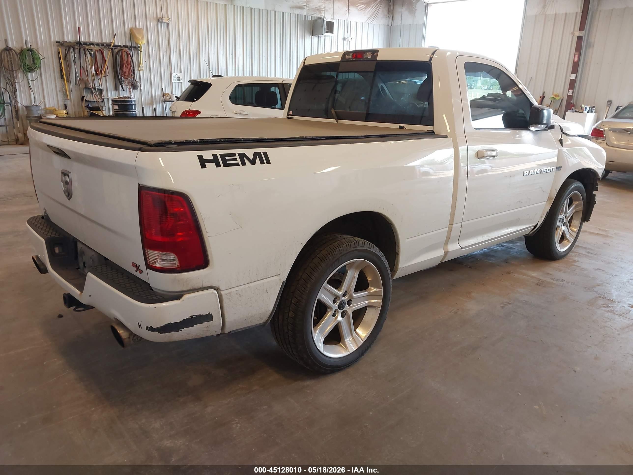 2012 Ram 1500 R/t White vin: 3C6JD6CT3CG267030