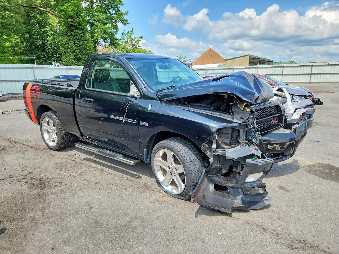 2012 Dodge Ram 1500 Sport Black vin: 3C6JD6CT4CG169236