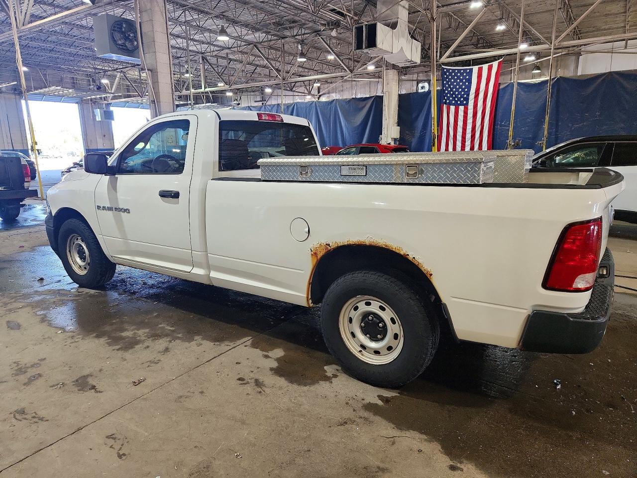 2012 Dodge Ram 1500 St Белый vin: 3C6JD6DK8CG137914