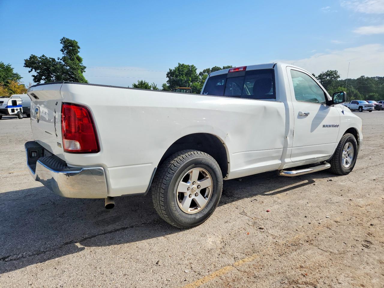 2012 Dodge Ram 1500 Slt White vin: 3C6JD6EP0CG119157