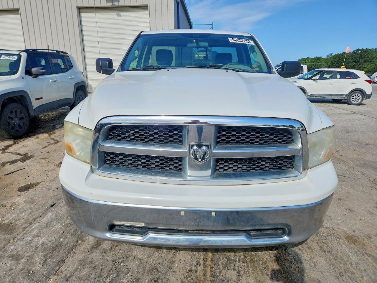 2012 Dodge Ram 1500 Slt White vin: 3C6JD6EP0CG119157