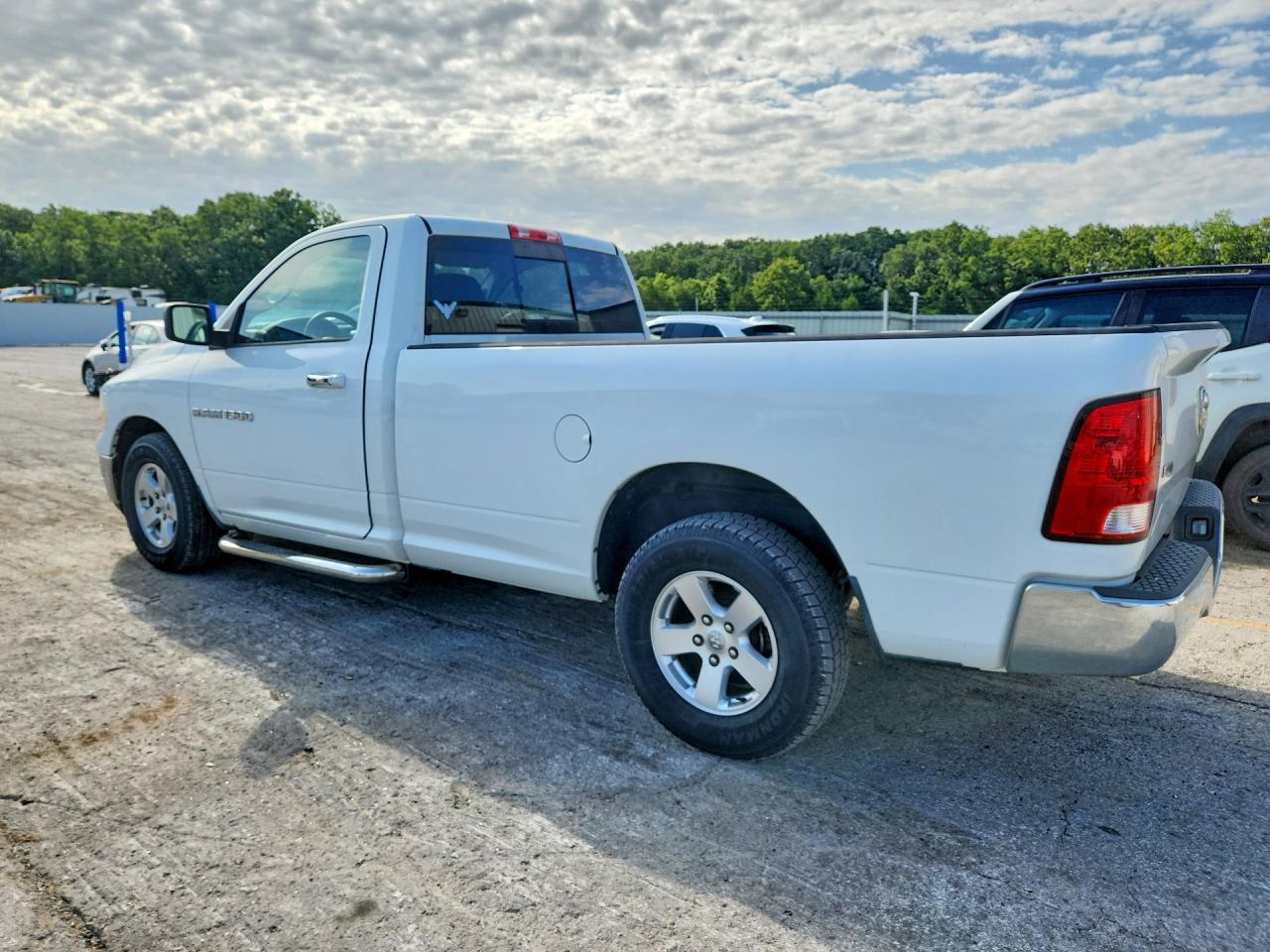2012 Dodge Ram 1500 Slt White vin: 3C6JD6EP0CG119157