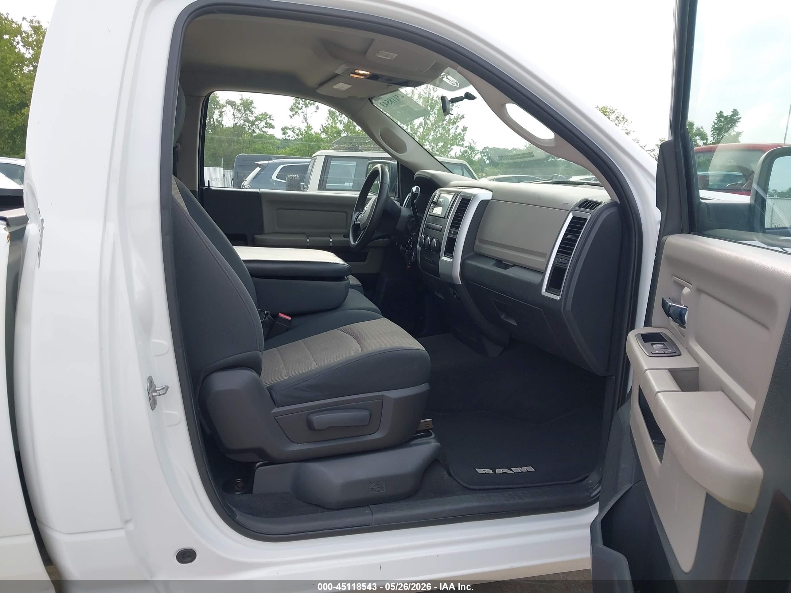 2012 Ram 1500 Slt Белый vin: 3C6JD6EP2CG169218