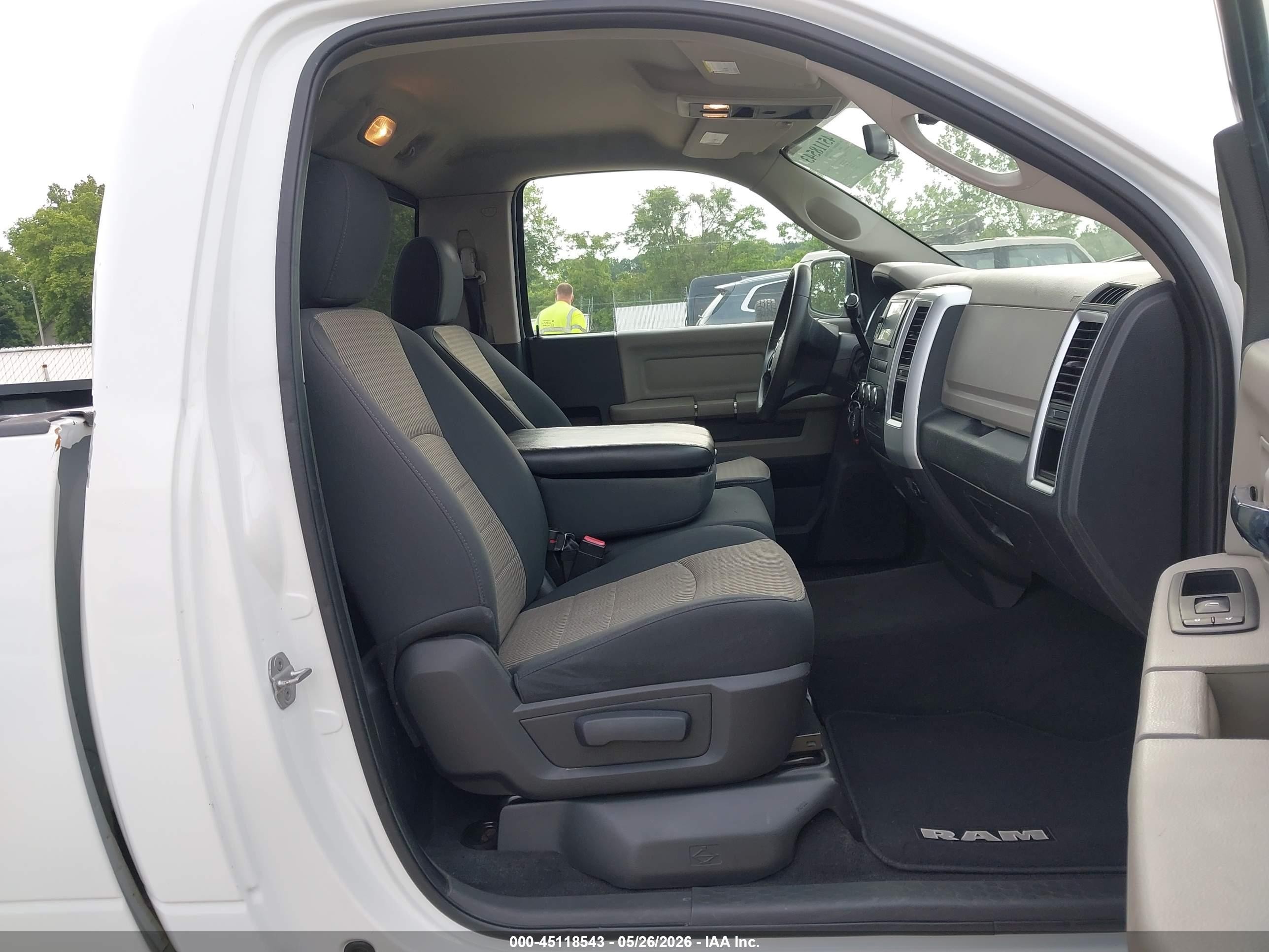 2012 Ram 1500 Slt Белый vin: 3C6JD6EP2CG169218