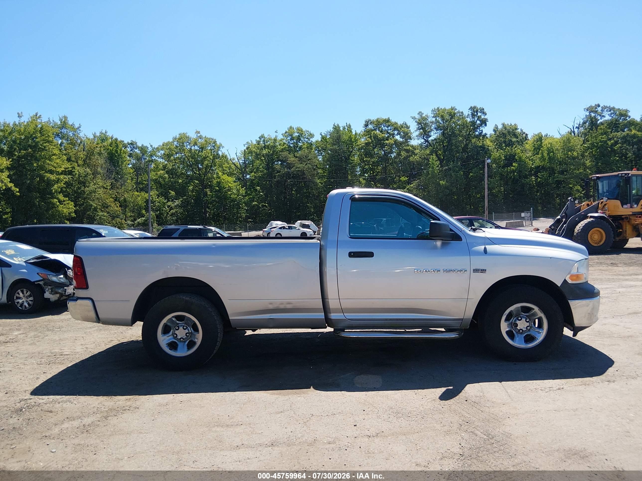 2012 Ram 1500 Tradesman Silver vin: 3C6JD7DT1CG251381