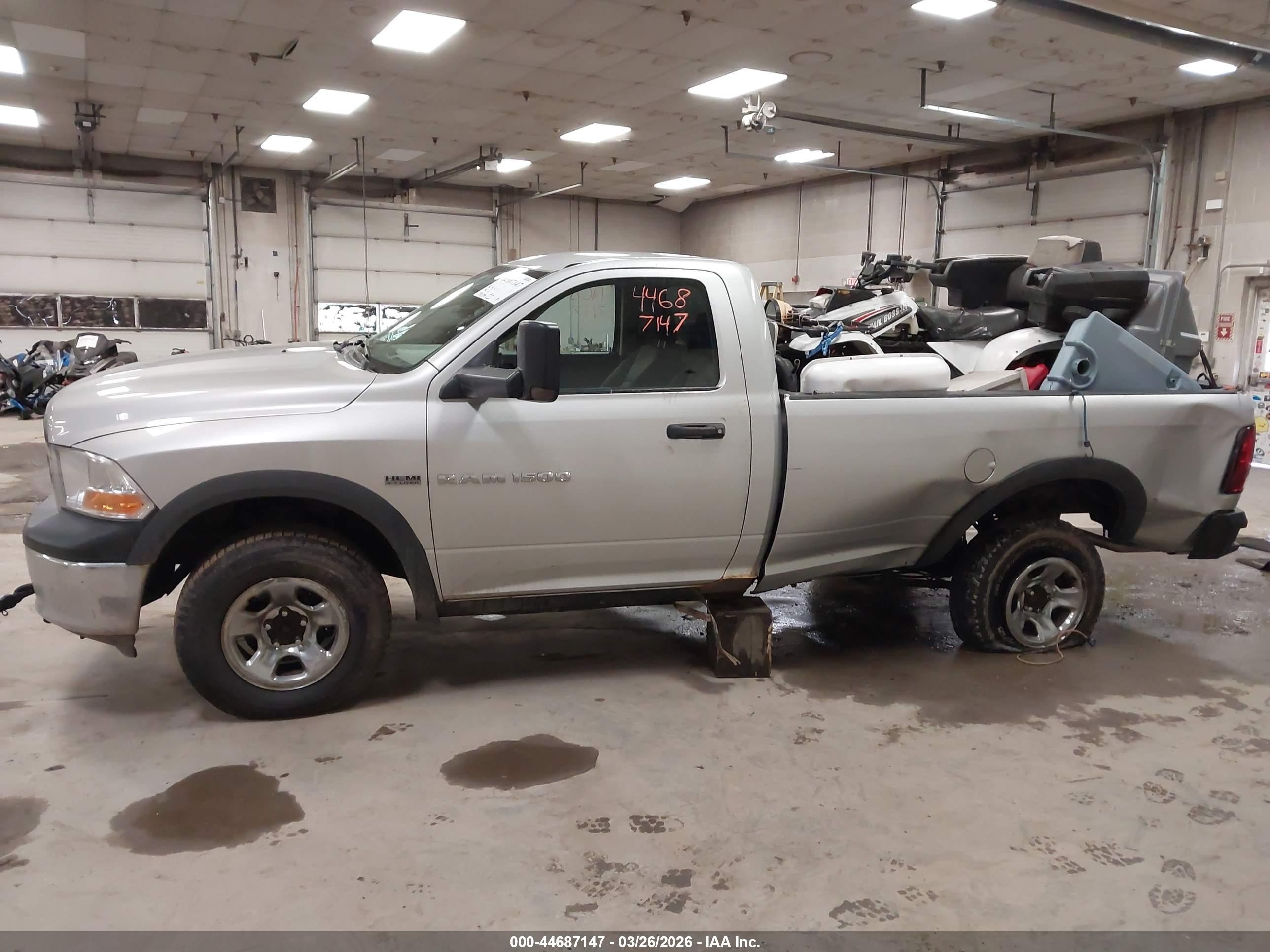 2012 Ram 1500 St Silver vin: 3C6JD7DTXCG120045