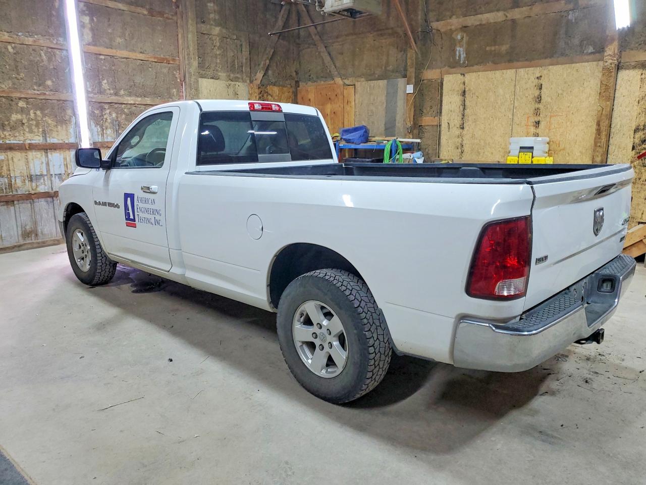2012 Dodge Ram 1500 Slt White vin: 3C6JD7EP2CG169290