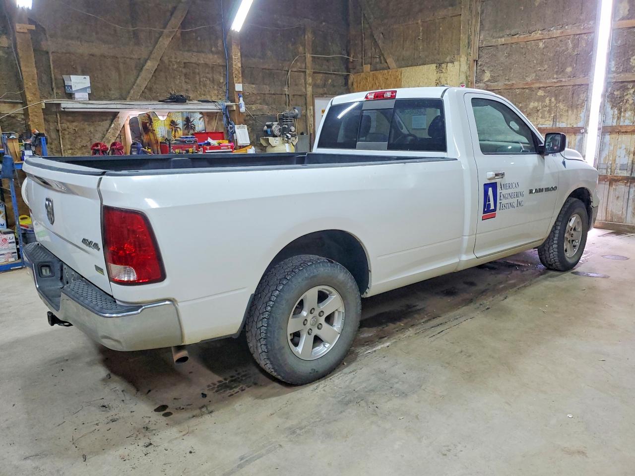2012 Dodge Ram 1500 Slt White vin: 3C6JD7EP2CG169290