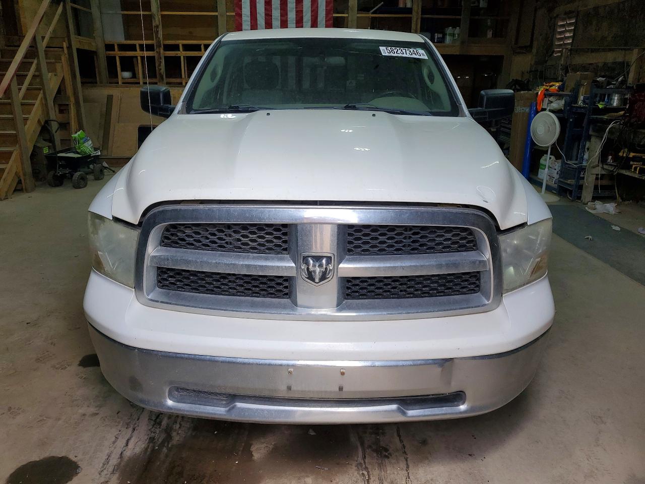 2012 Dodge Ram 1500 Slt White vin: 3C6JD7EP2CG169290
