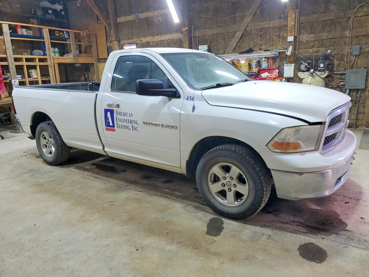 2012 Dodge Ram 1500 Slt White vin: 3C6JD7EP2CG169290