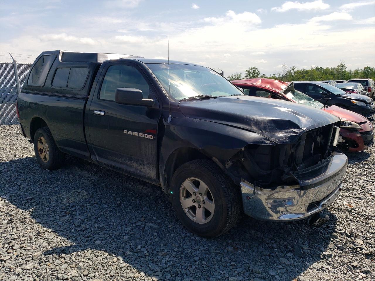 2012 Dodge Ram 1500 Slt Black vin: 3C6JD7EP5CG218272