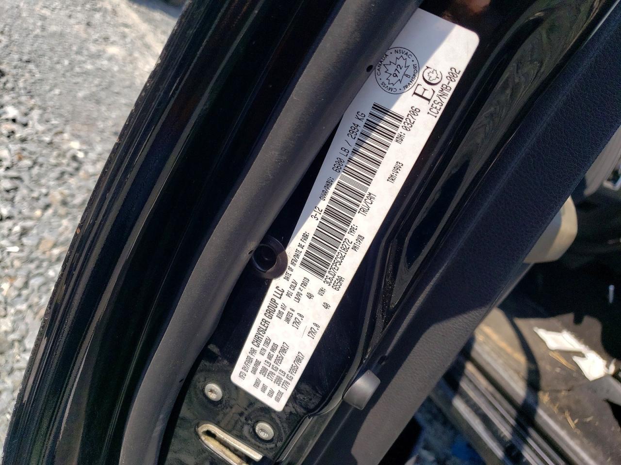 2012 Dodge Ram 1500 Slt Black vin: 3C6JD7EP5CG218272
