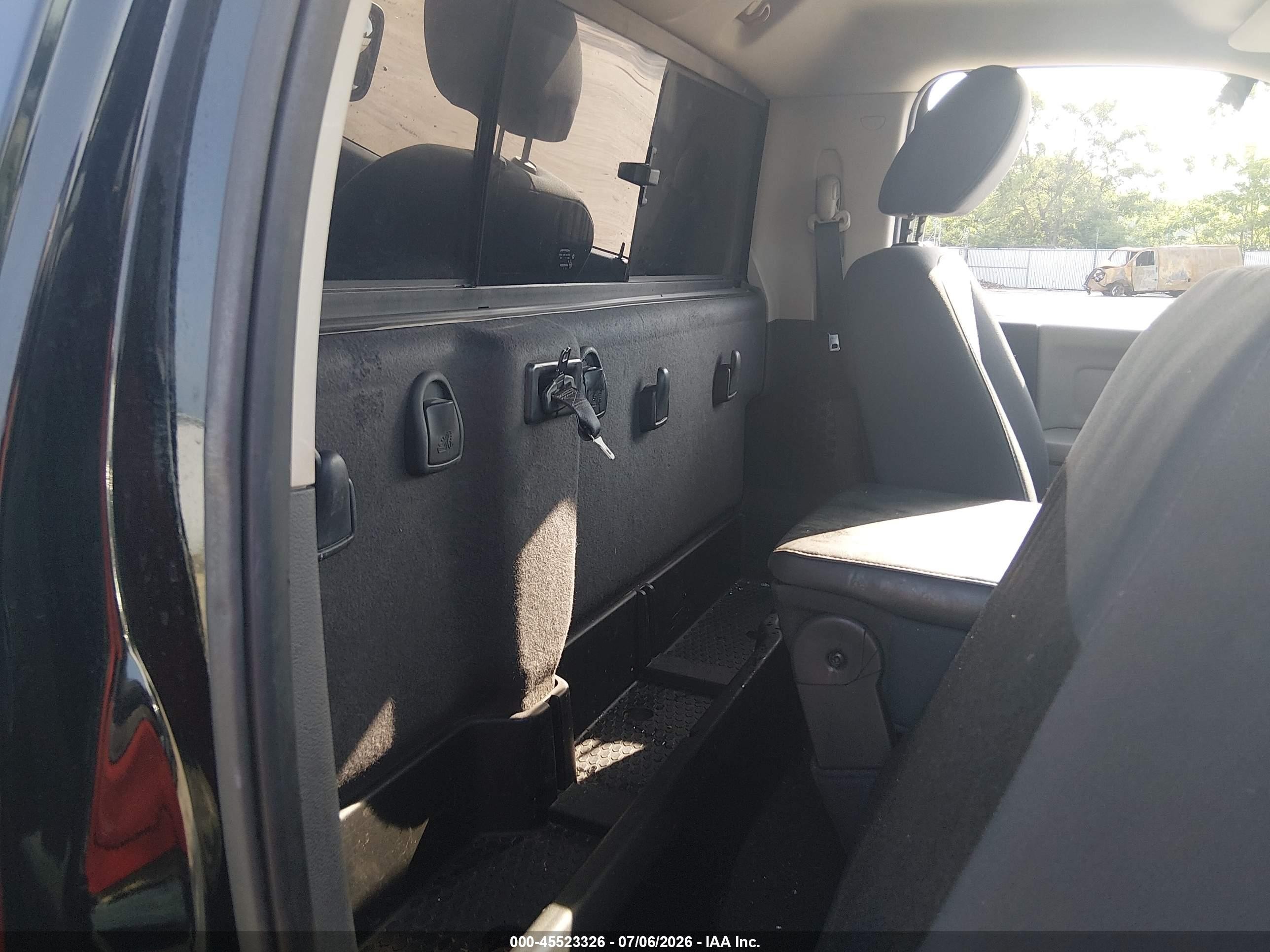 2012 Ram 1500 Outdoorsman Black vin: 3C6JD7ET1CG103181