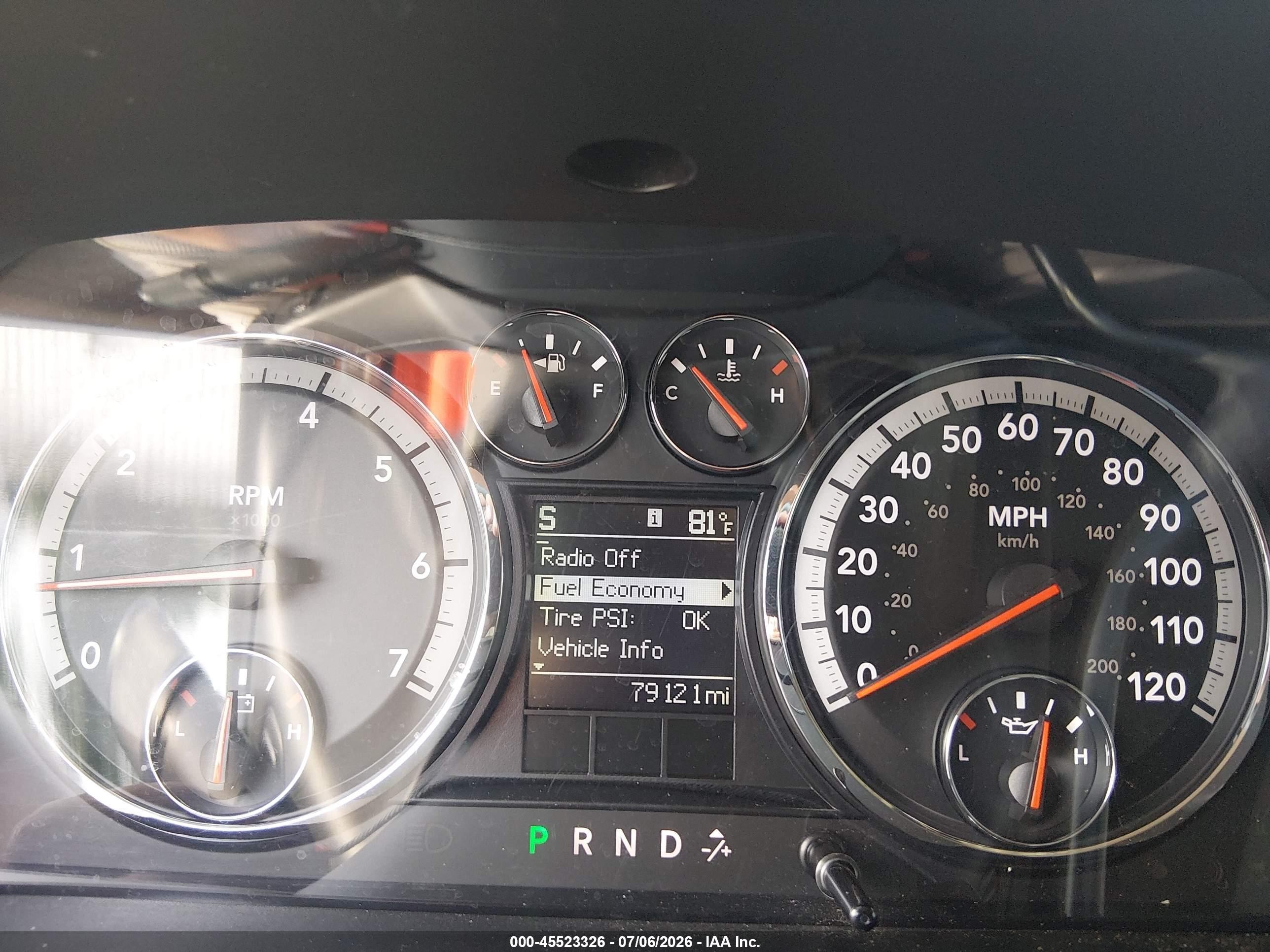 2012 Ram 1500 Outdoorsman Black vin: 3C6JD7ET1CG103181