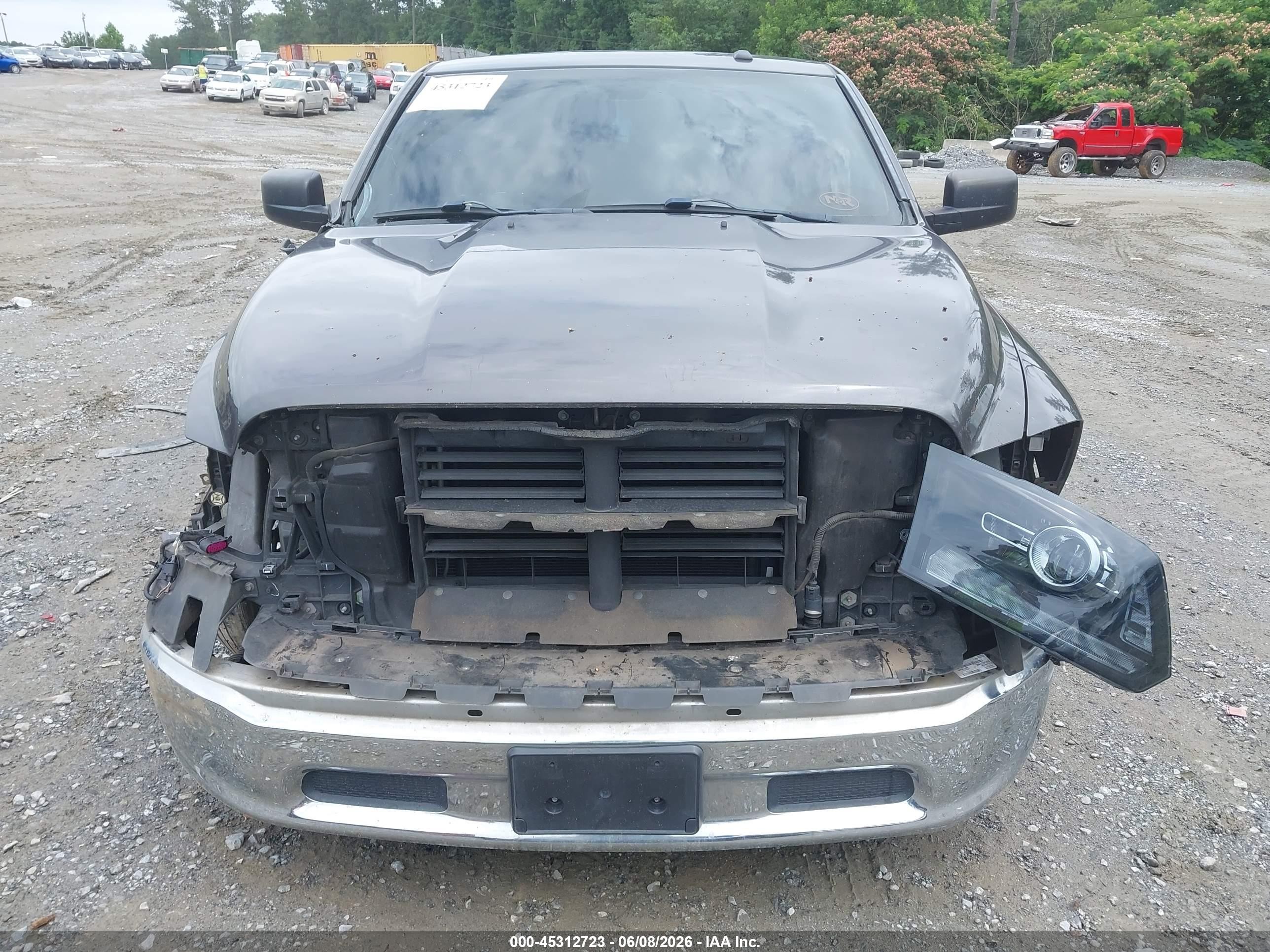 2014 Ram 1500 Tradesman Gray vin: 3C6JR6AG1EG161007