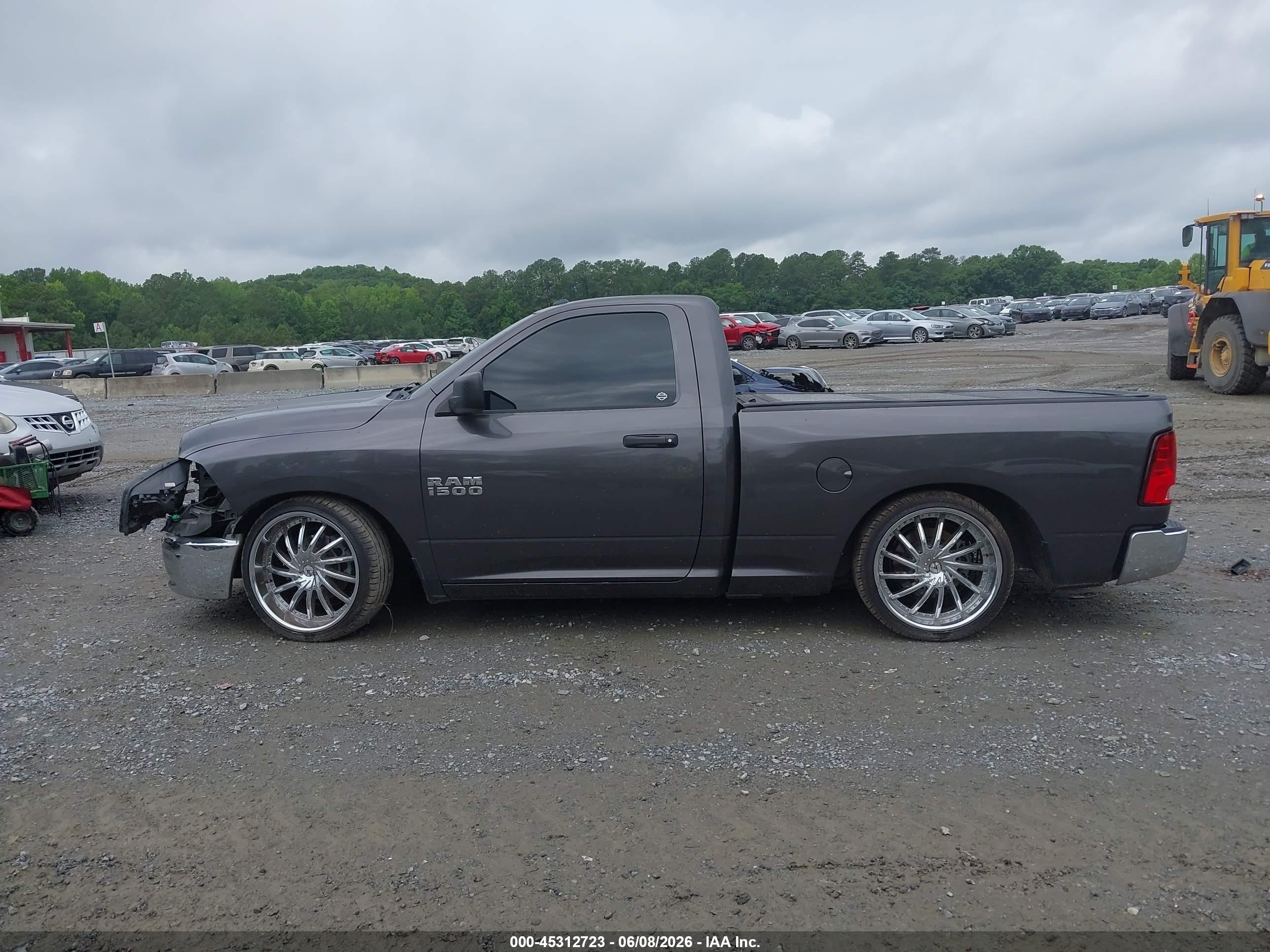 2014 Ram 1500 Tradesman Gray vin: 3C6JR6AG1EG161007