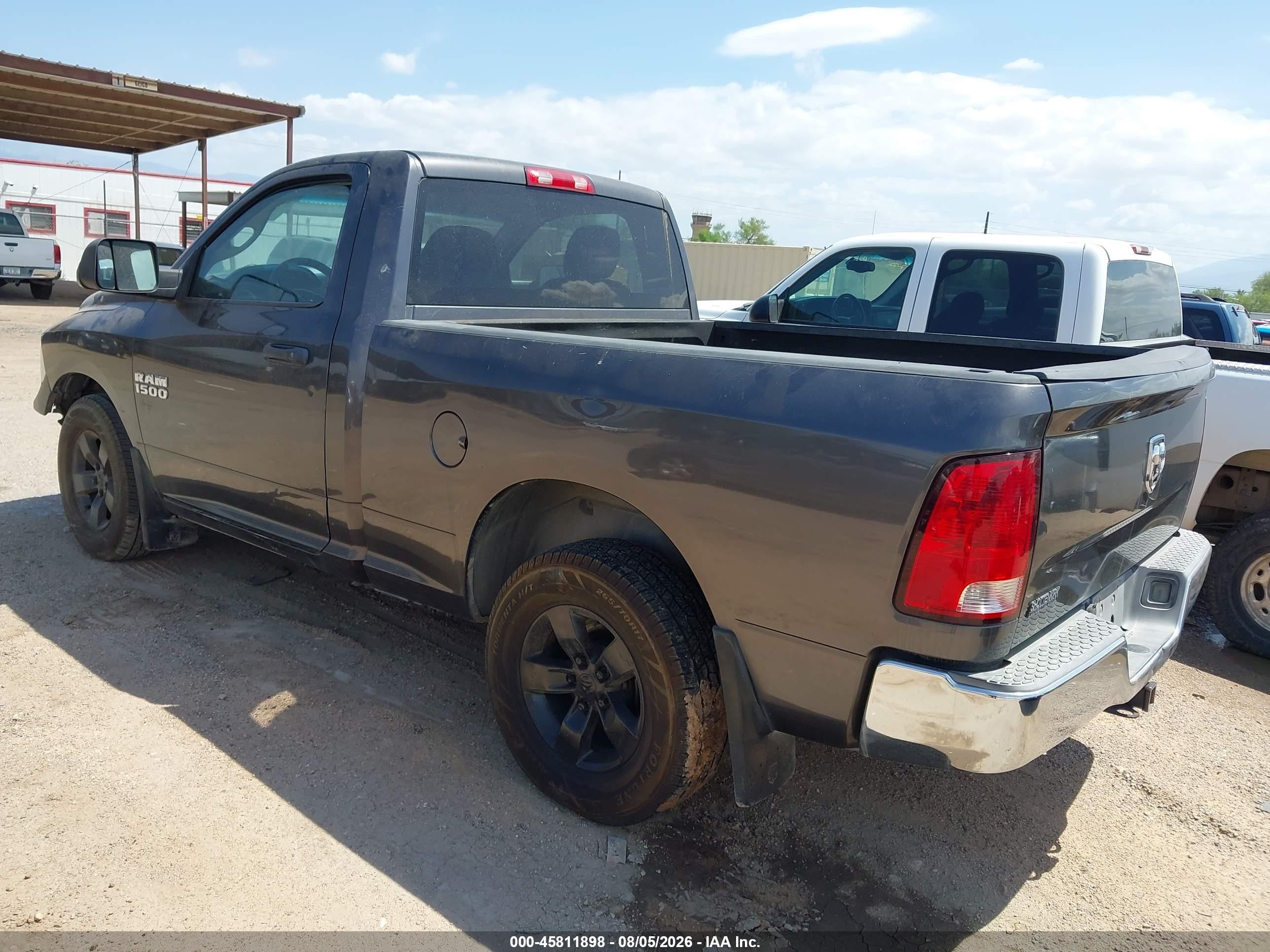 2014 Ram 1500 Tradesman Gray vin: 3C6JR6AG1EG240225