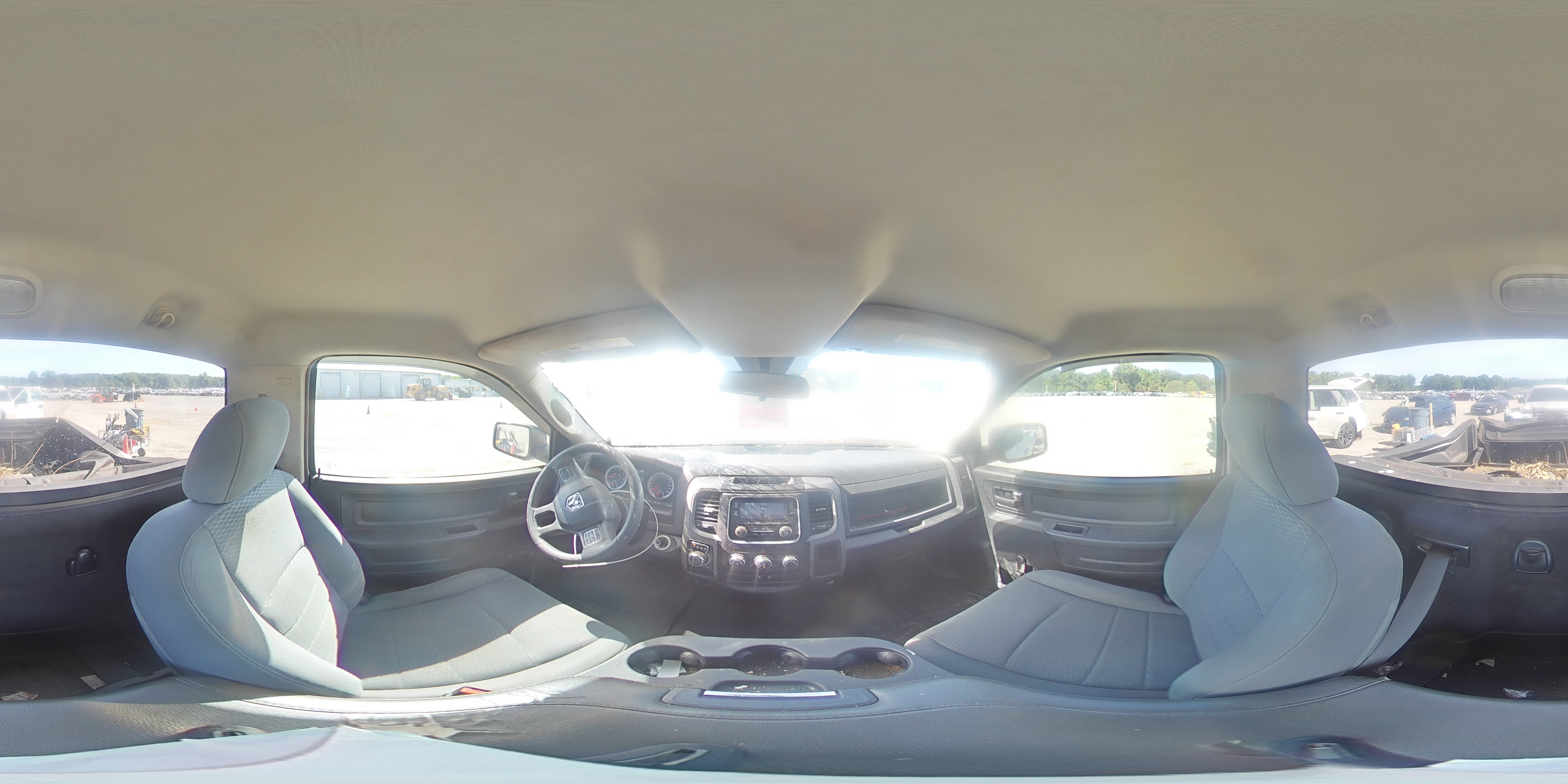 2014 Ram 1500 St White vin: 3C6JR6AG3EG191593