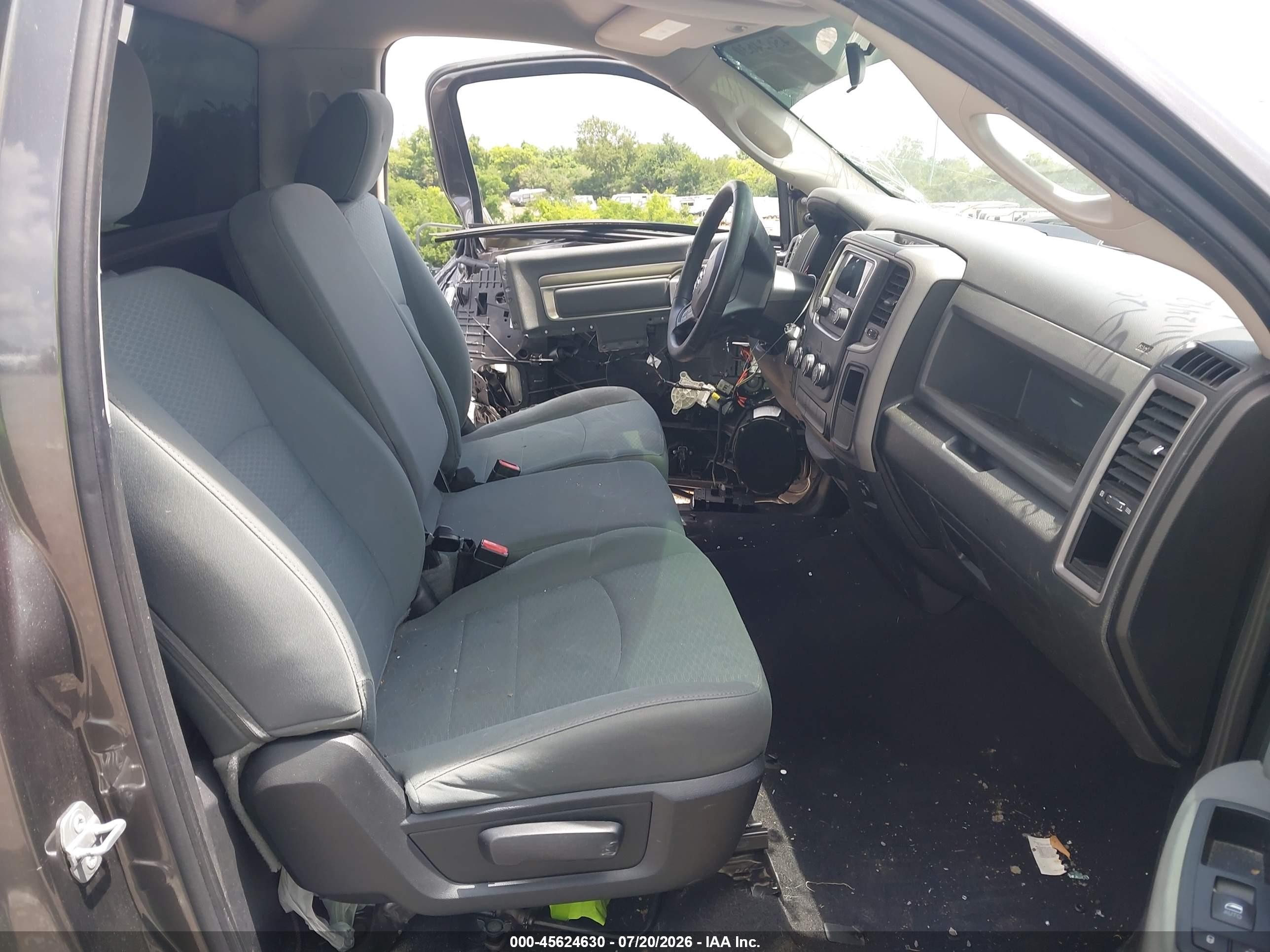 2015 Ram 1500 Express Gray vin: 3C6JR6AG4FG660420