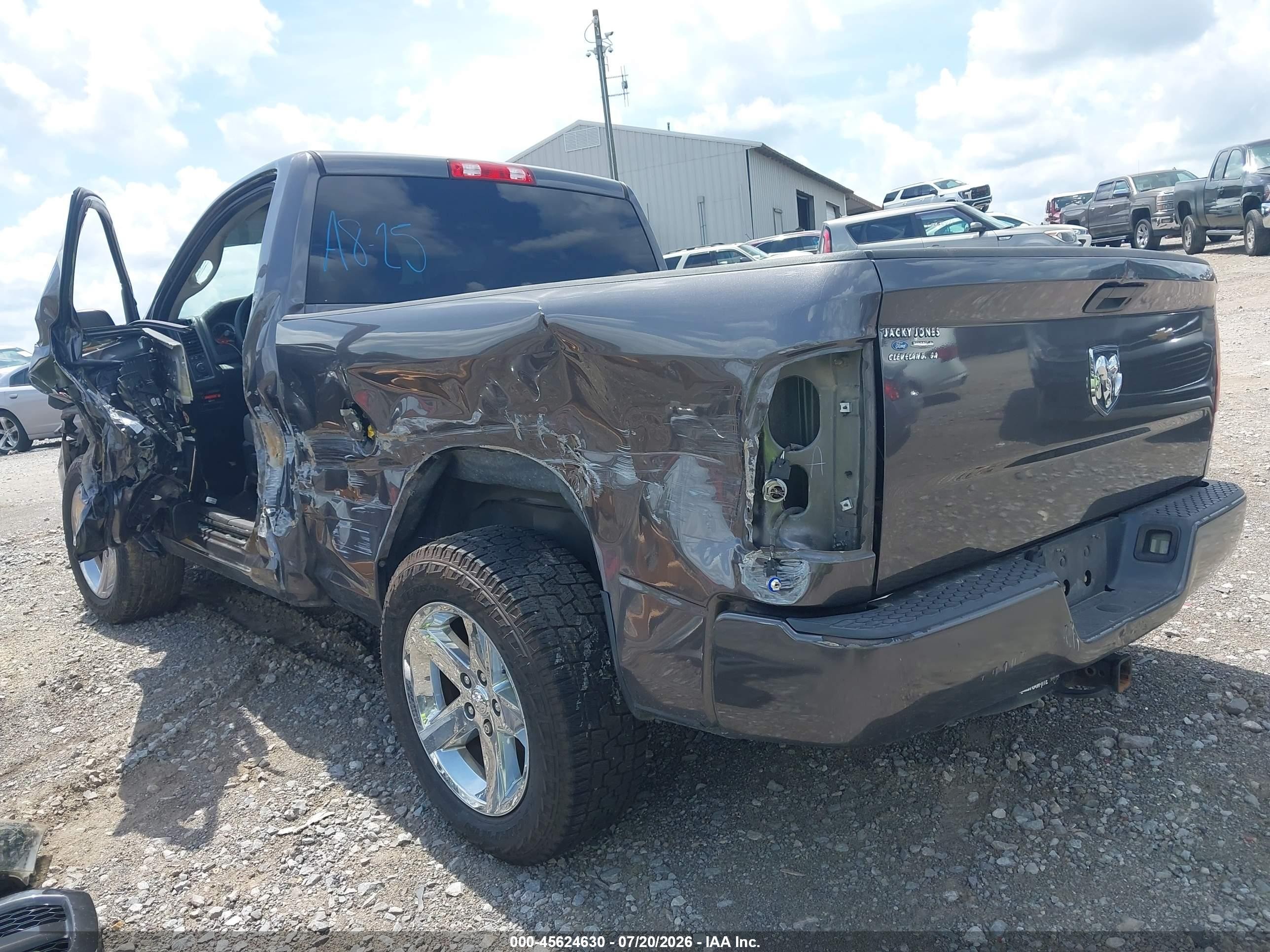 2015 Ram 1500 Express Gray vin: 3C6JR6AG4FG660420