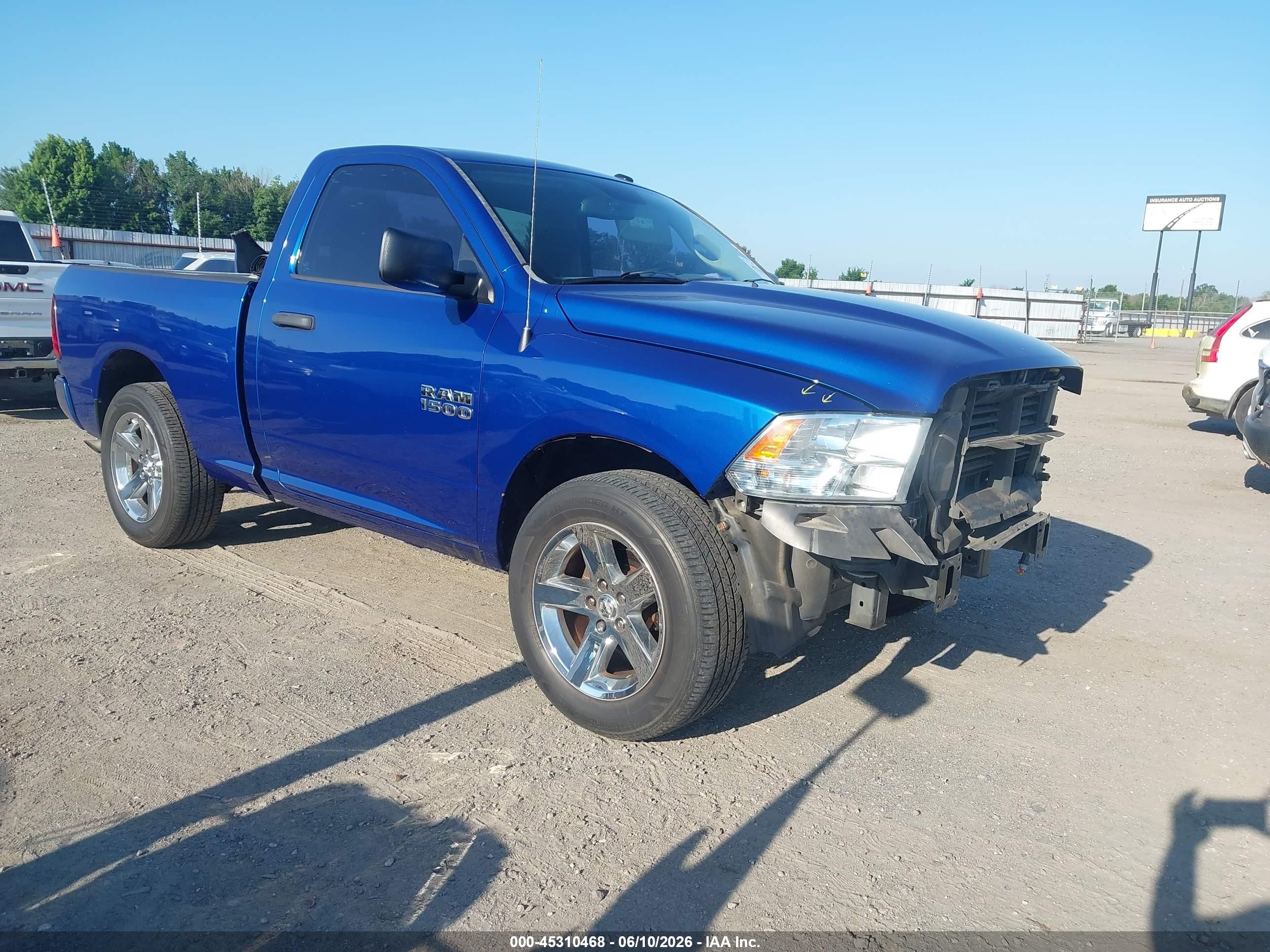 2014 Ram 1500 Express Синий vin: 3C6JR6AG5EG324516