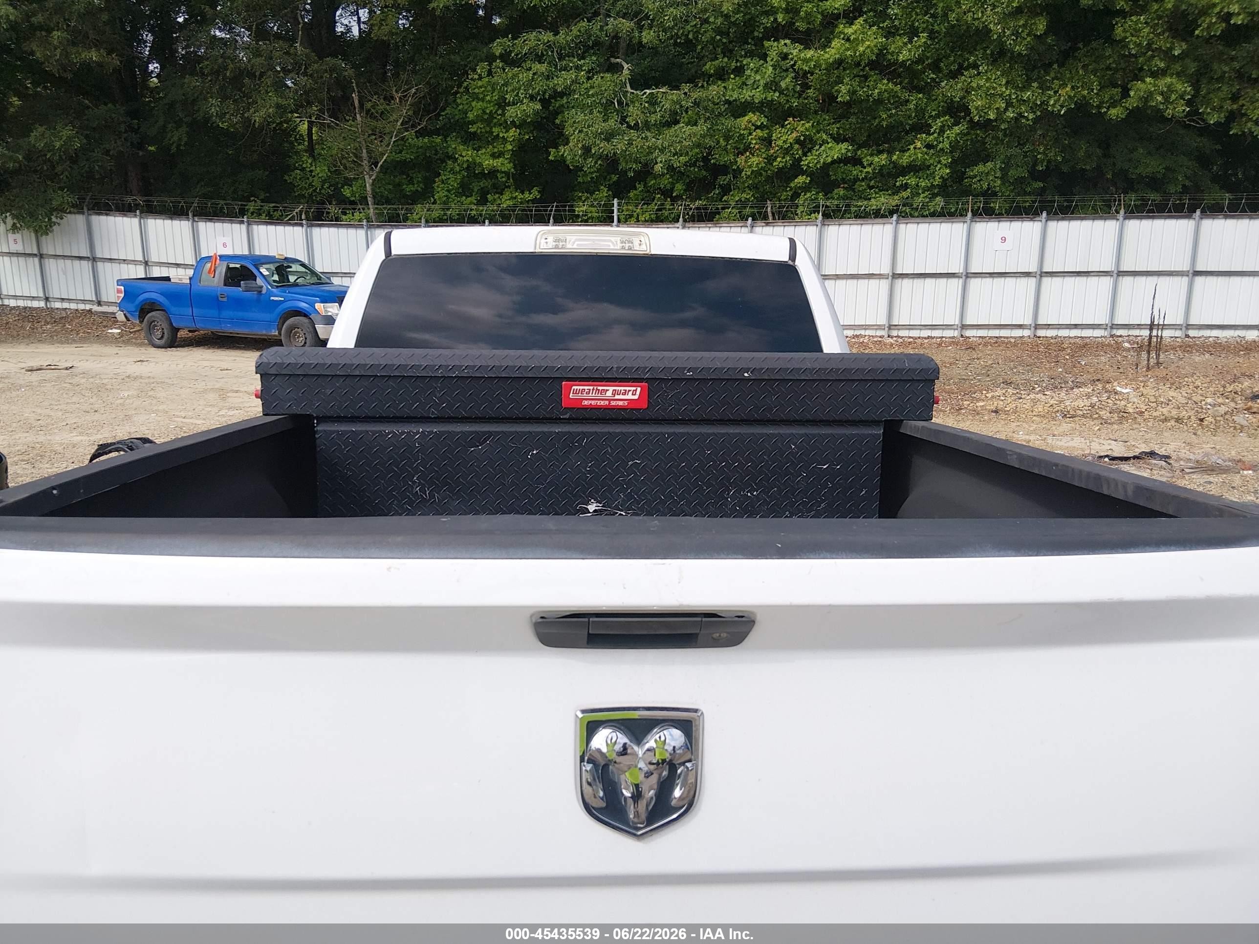 2013 Ram 1500 Tradesman Белый vin: 3C6JR6AG6DG538803