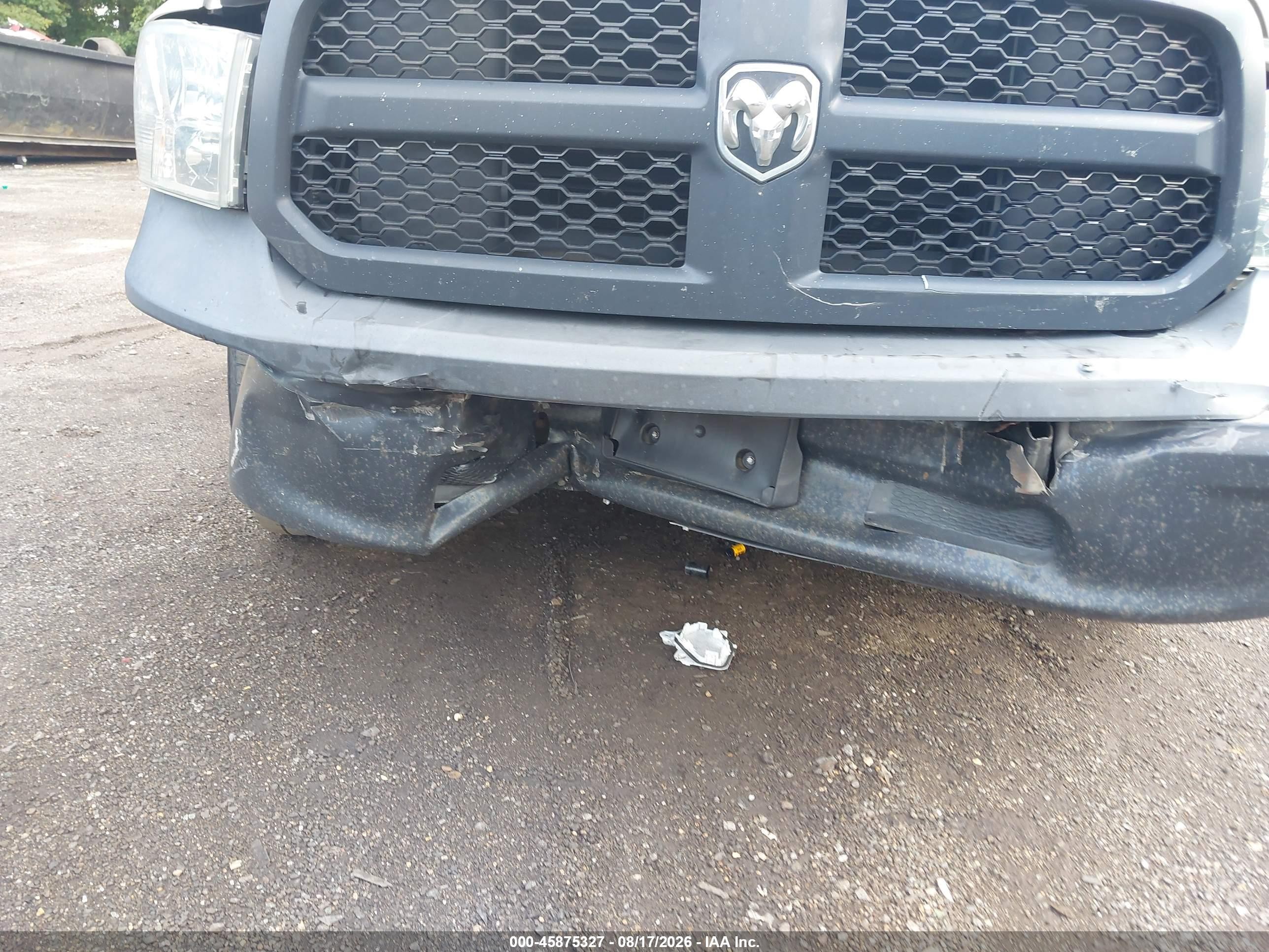2015 Ram 1500 Tradesman White vin: 3C6JR6AG7FG522399