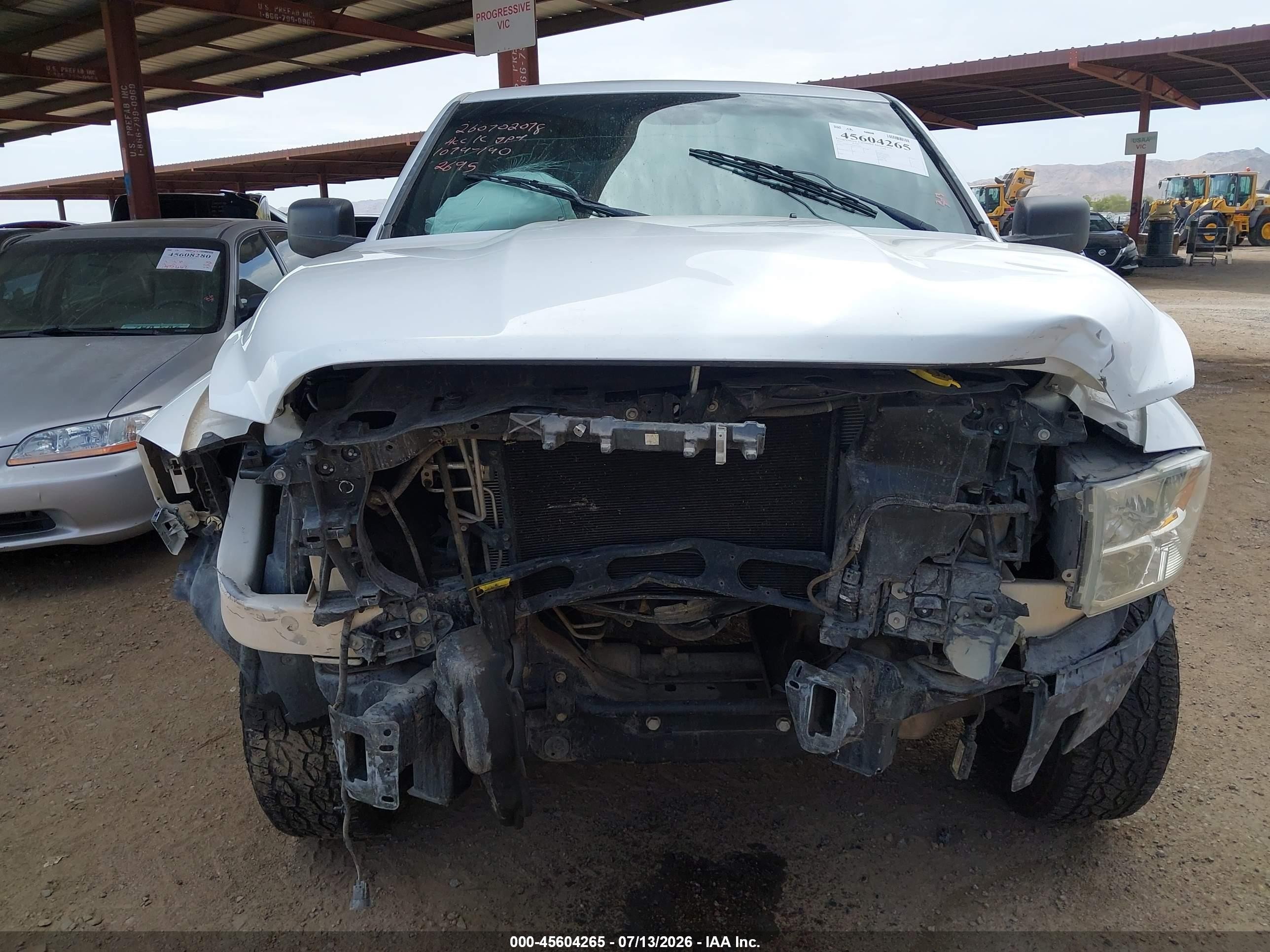 2013 Ram 1500 Tradesman Белый vin: 3C6JR6AP0DG552695
