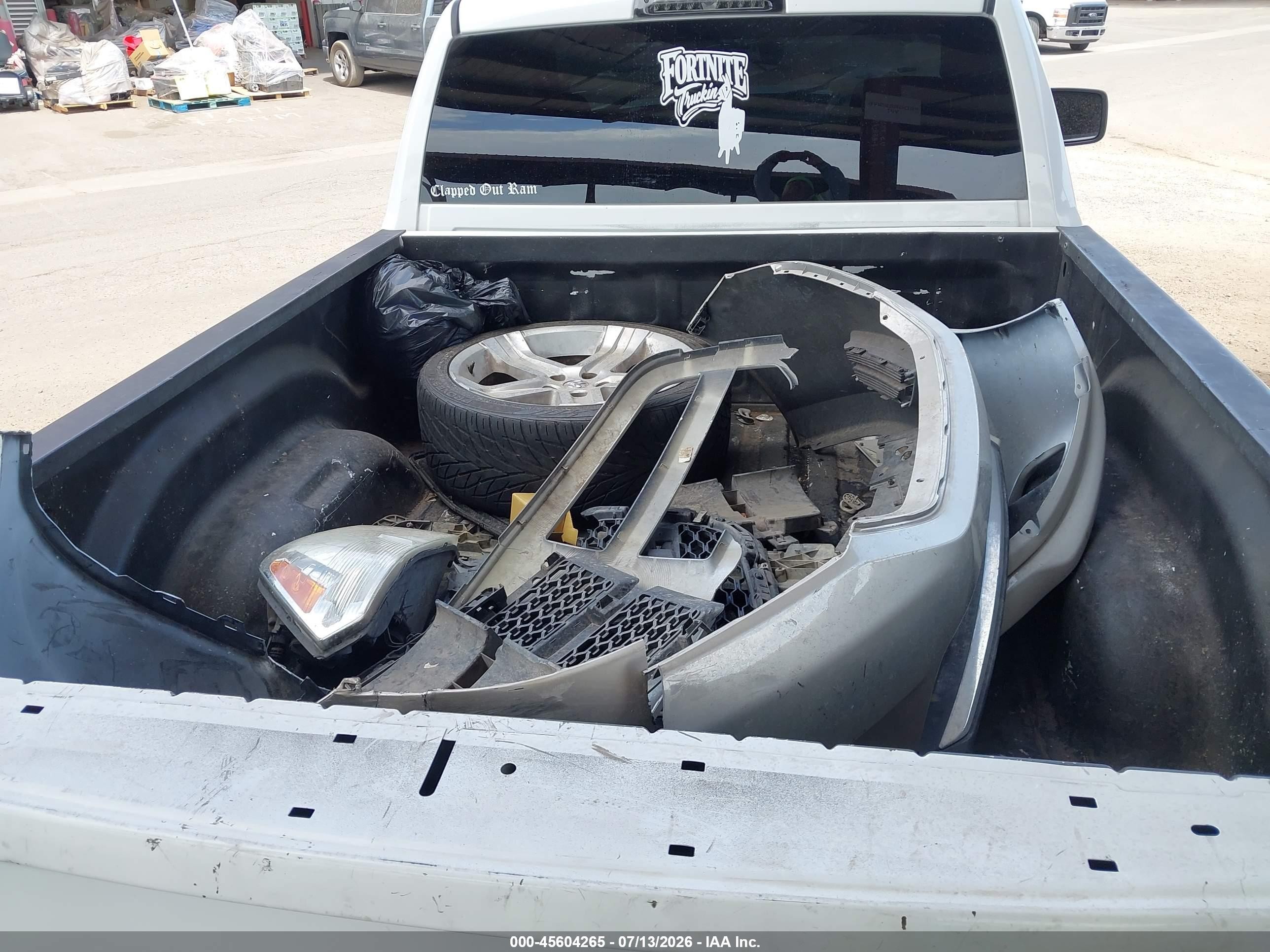 2013 Ram 1500 Tradesman Белый vin: 3C6JR6AP0DG552695