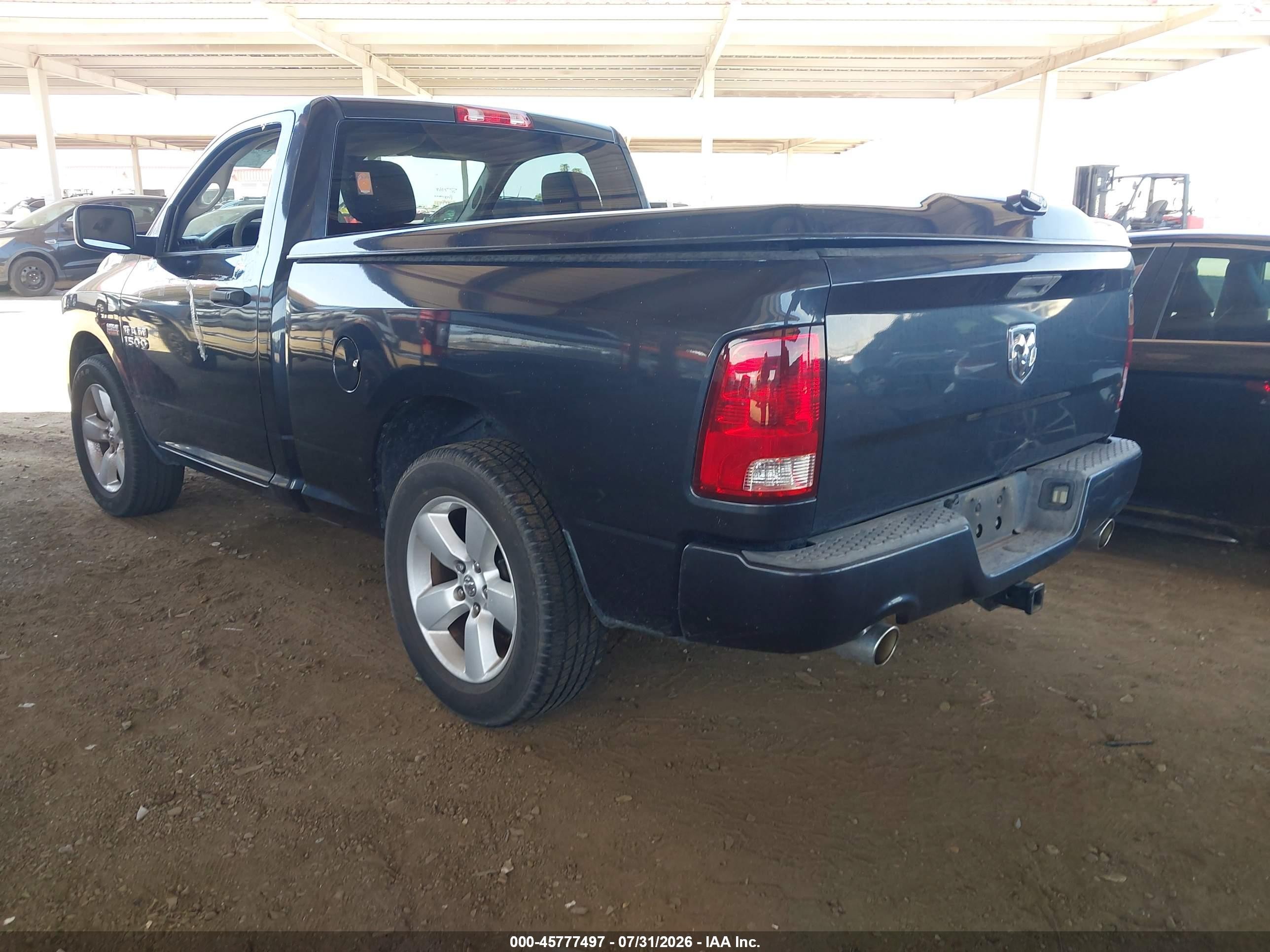 2013 Ram 1500 Express Gray vin: 3C6JR6AT0DG527325