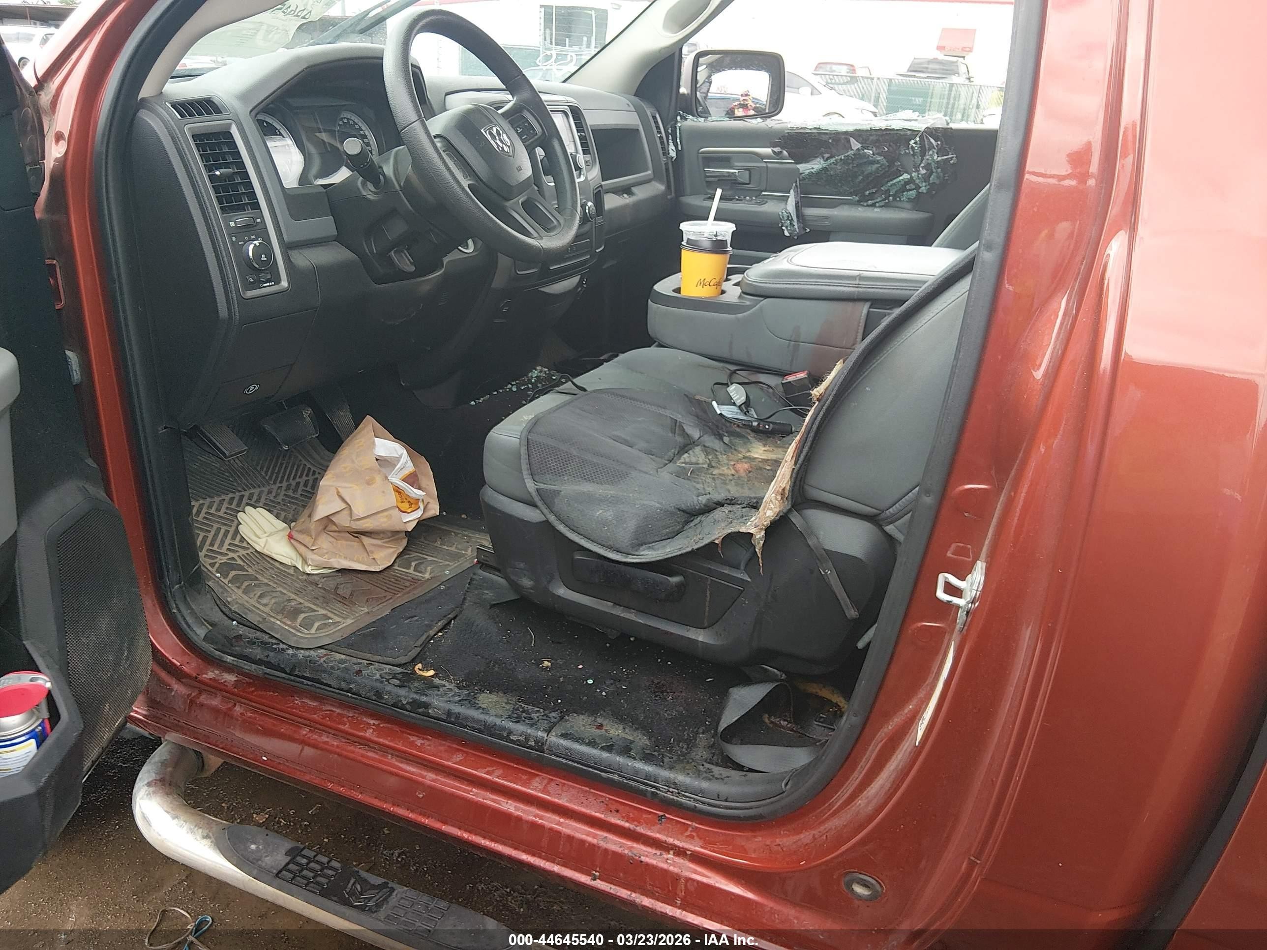 2013 Ram 1500 Express Orange vin: 3C6JR6AT0DG545193
