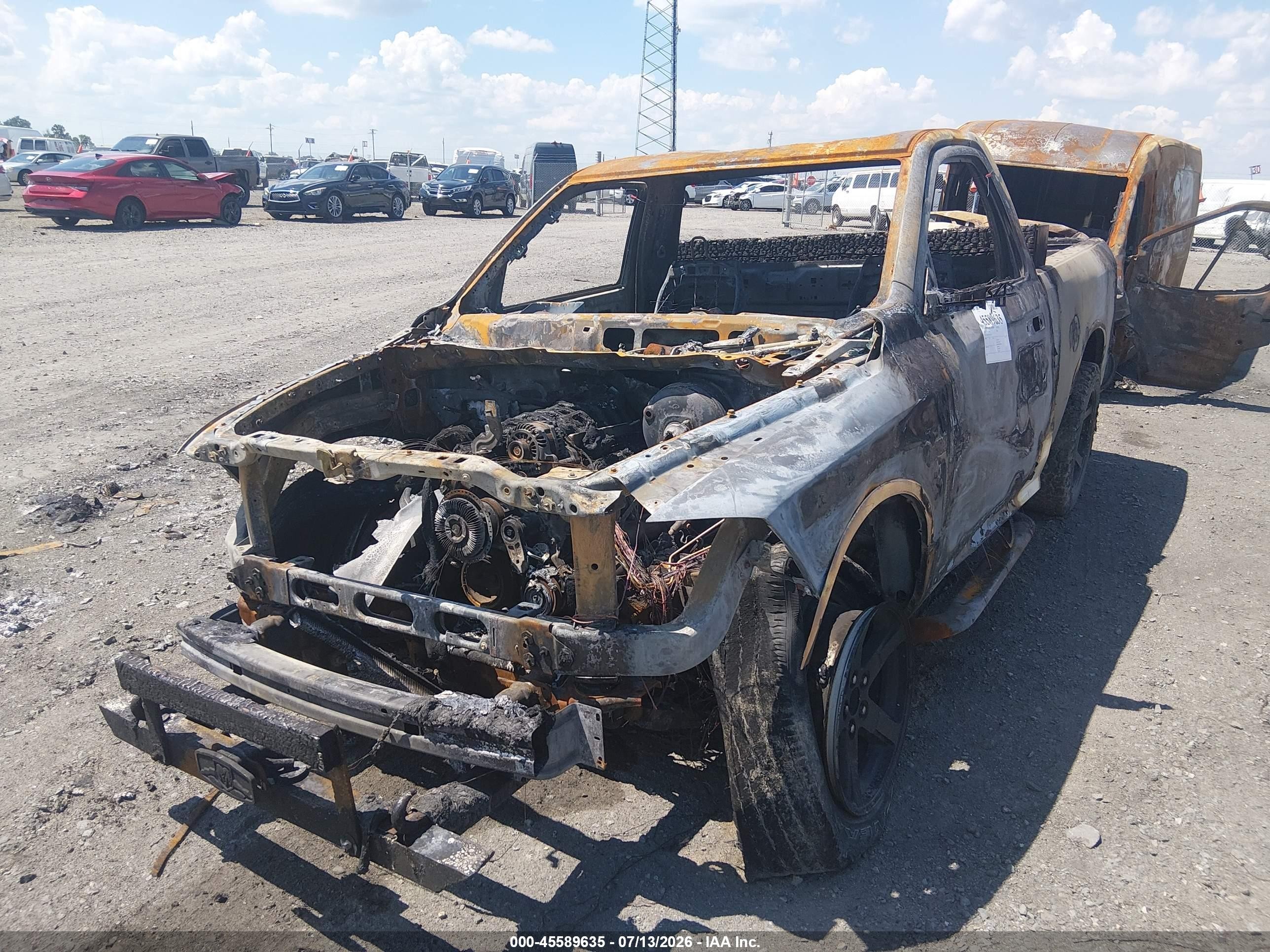 2014 Ram 1500 Express Белый vin: 3C6JR6AT0EG101314