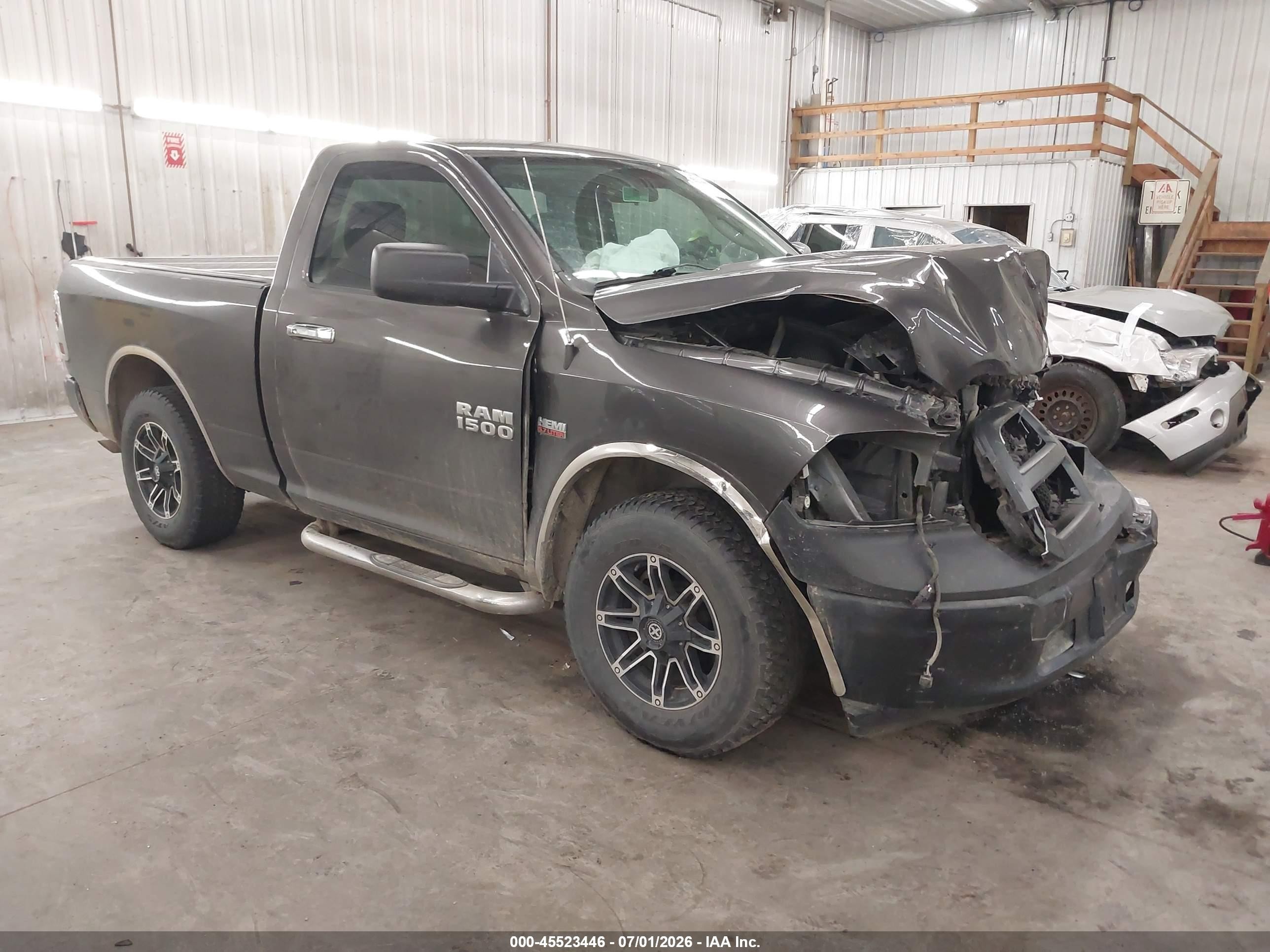 2014 Ram 1500 Tradesman Gray vin: 3C6JR6AT0EG254808