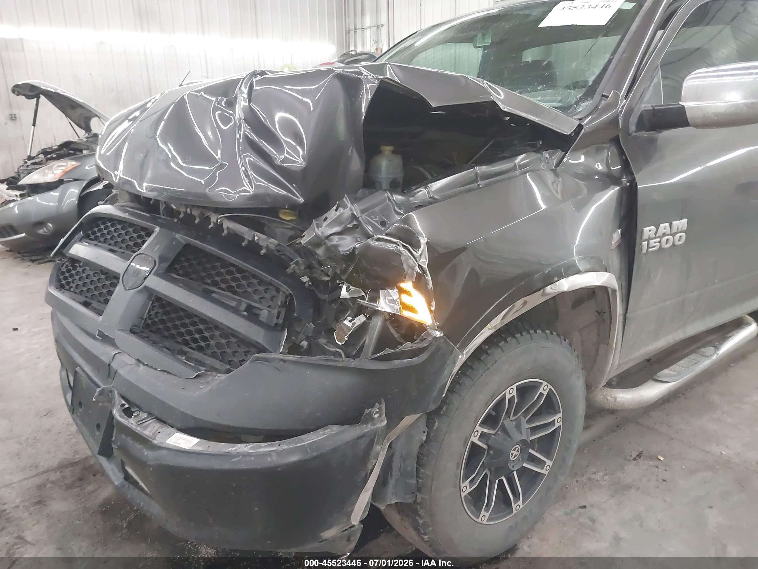 2014 Ram 1500 Tradesman Gray vin: 3C6JR6AT0EG254808