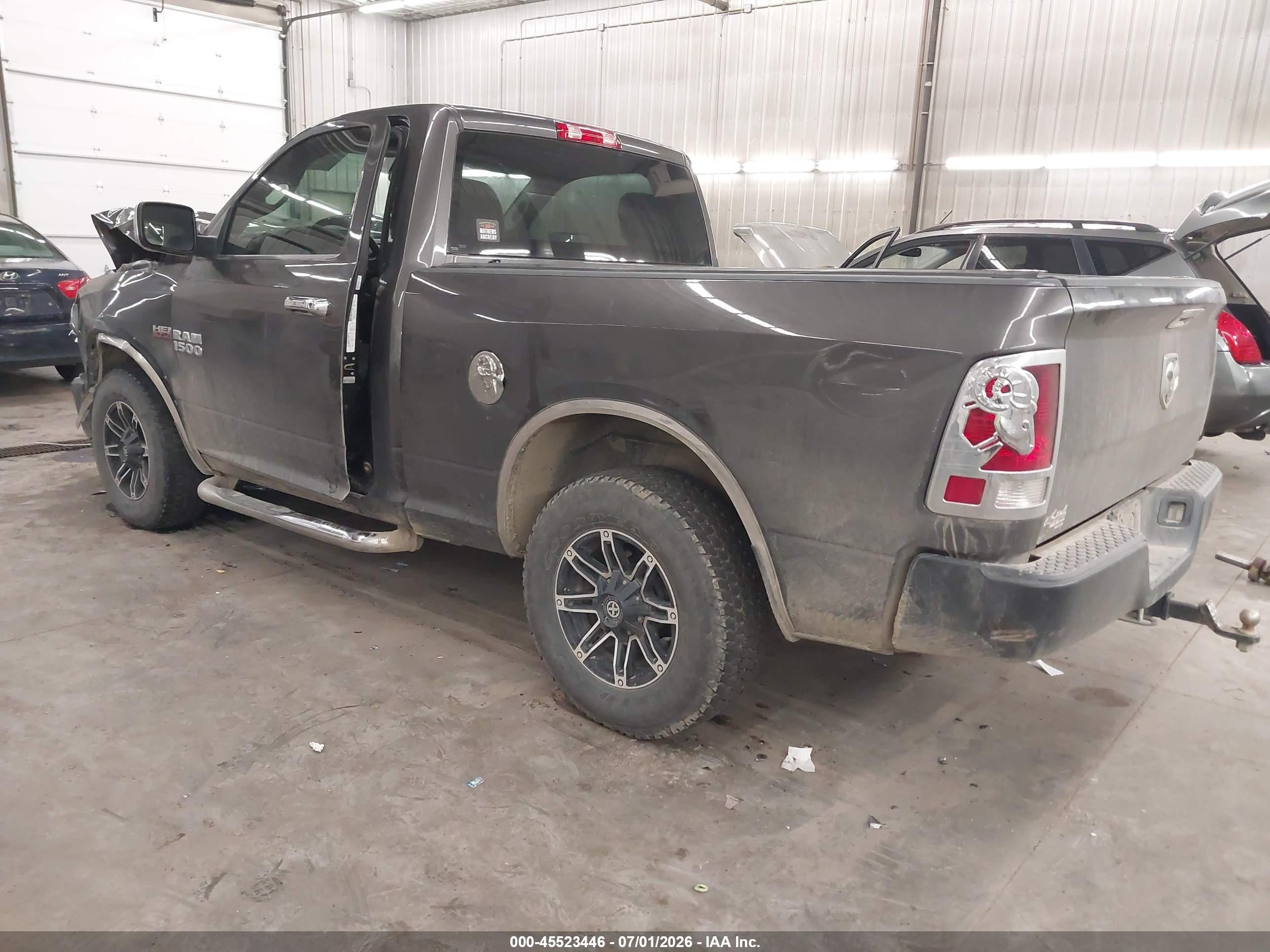 2014 Ram 1500 Tradesman Gray vin: 3C6JR6AT0EG254808