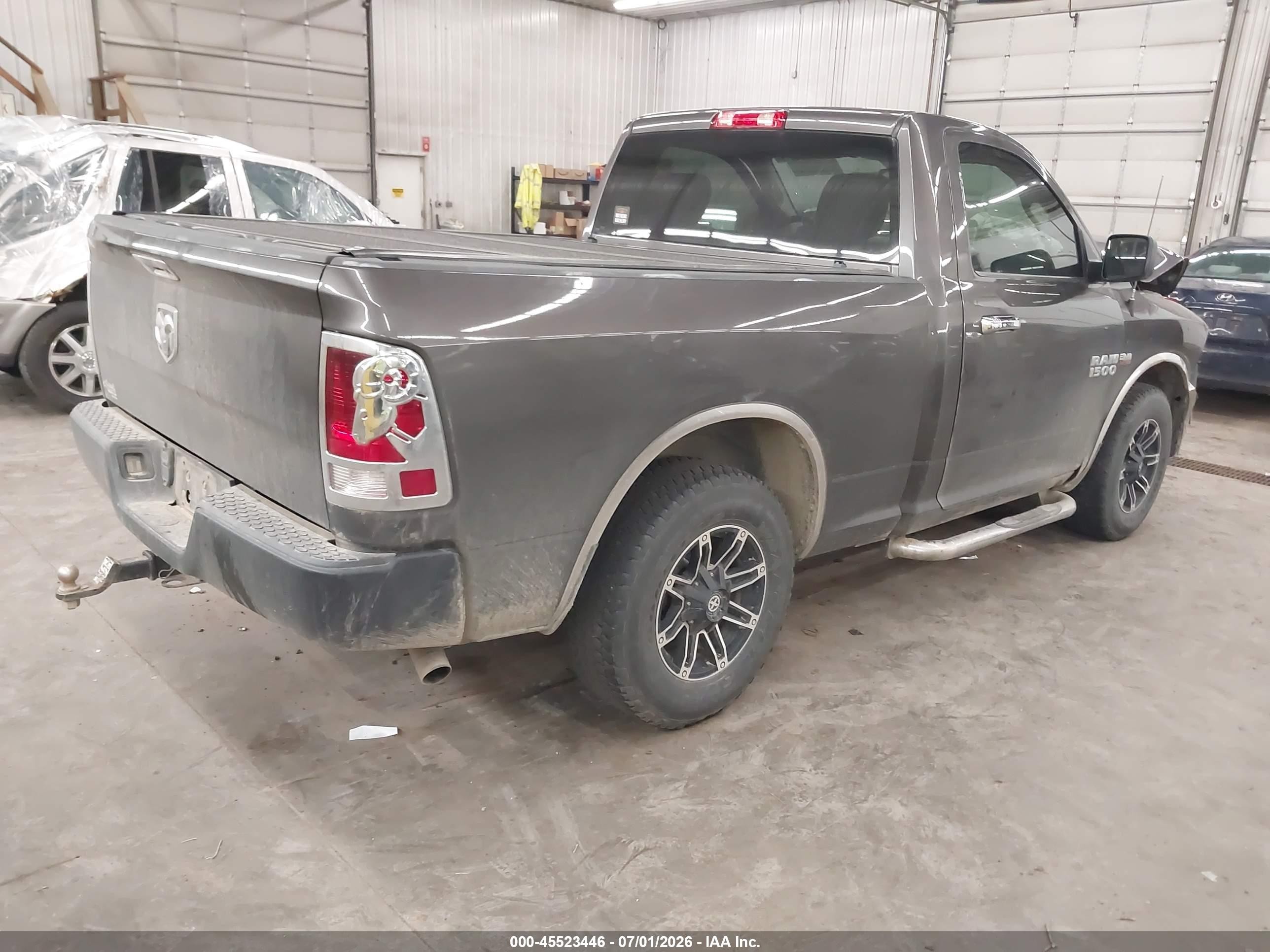 2014 Ram 1500 Tradesman Gray vin: 3C6JR6AT0EG254808