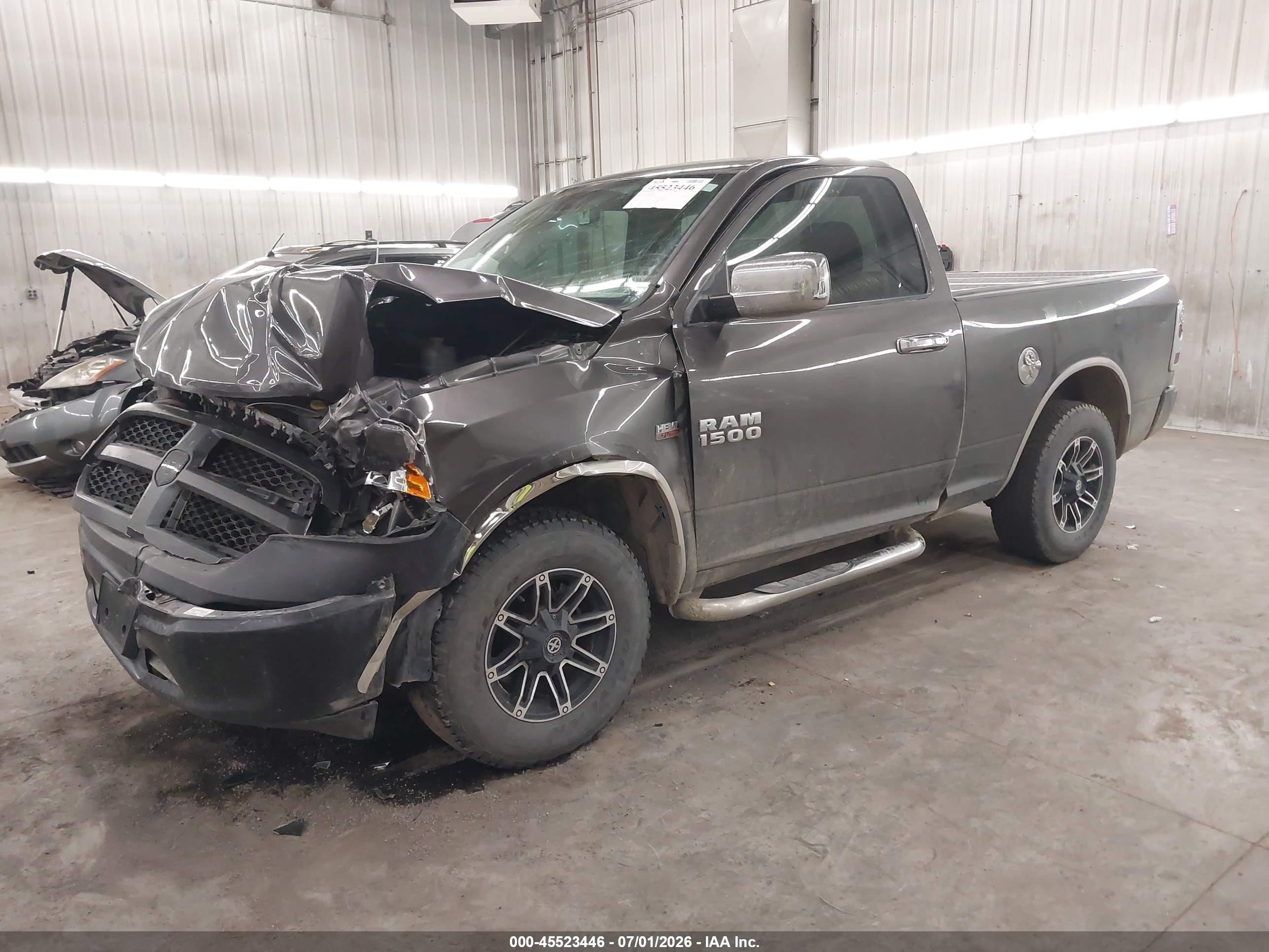 2014 Ram 1500 Tradesman Gray vin: 3C6JR6AT0EG254808