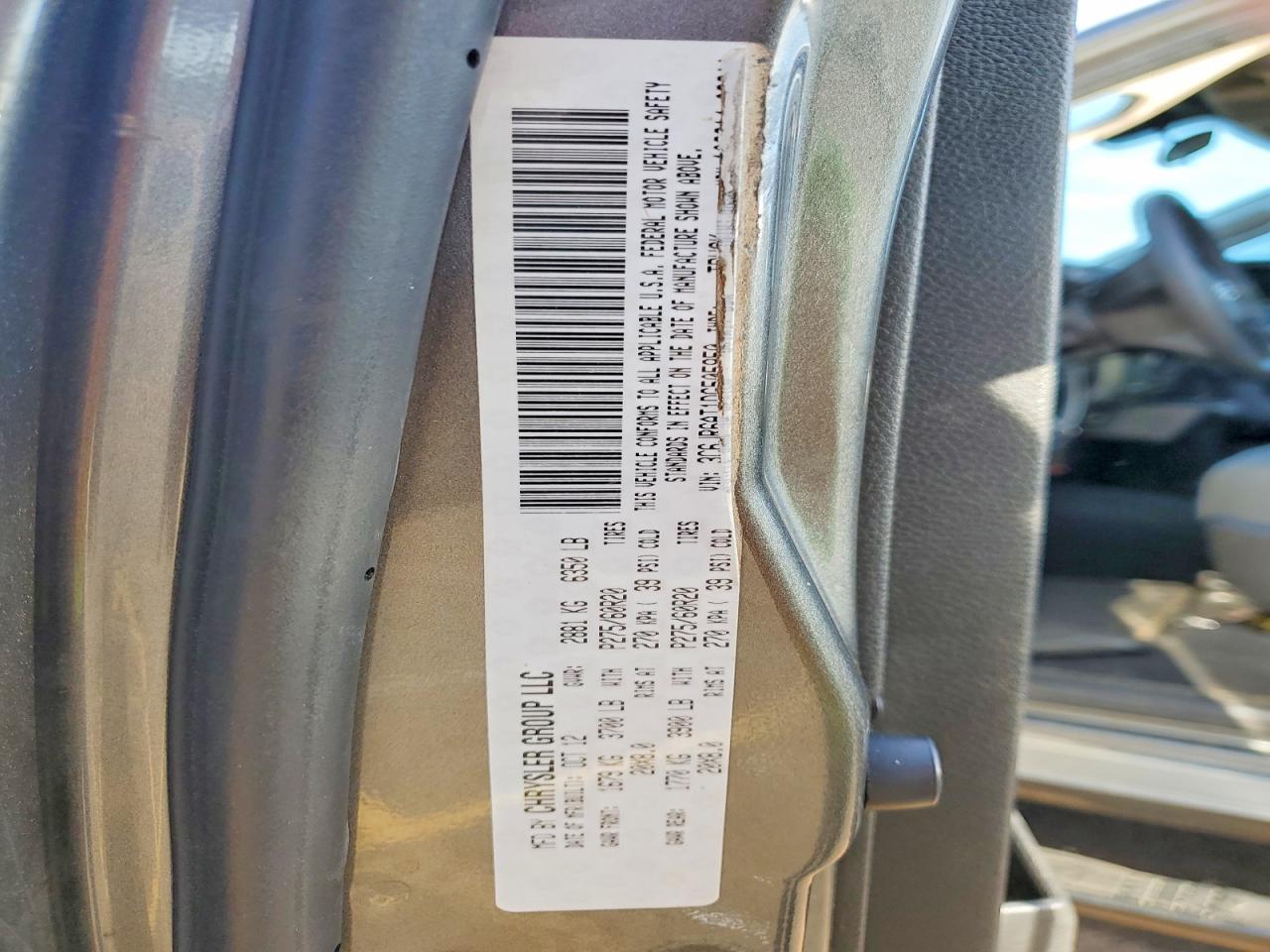 2013 Ram 1500 St Gray vin: 3C6JR6AT1DG505950