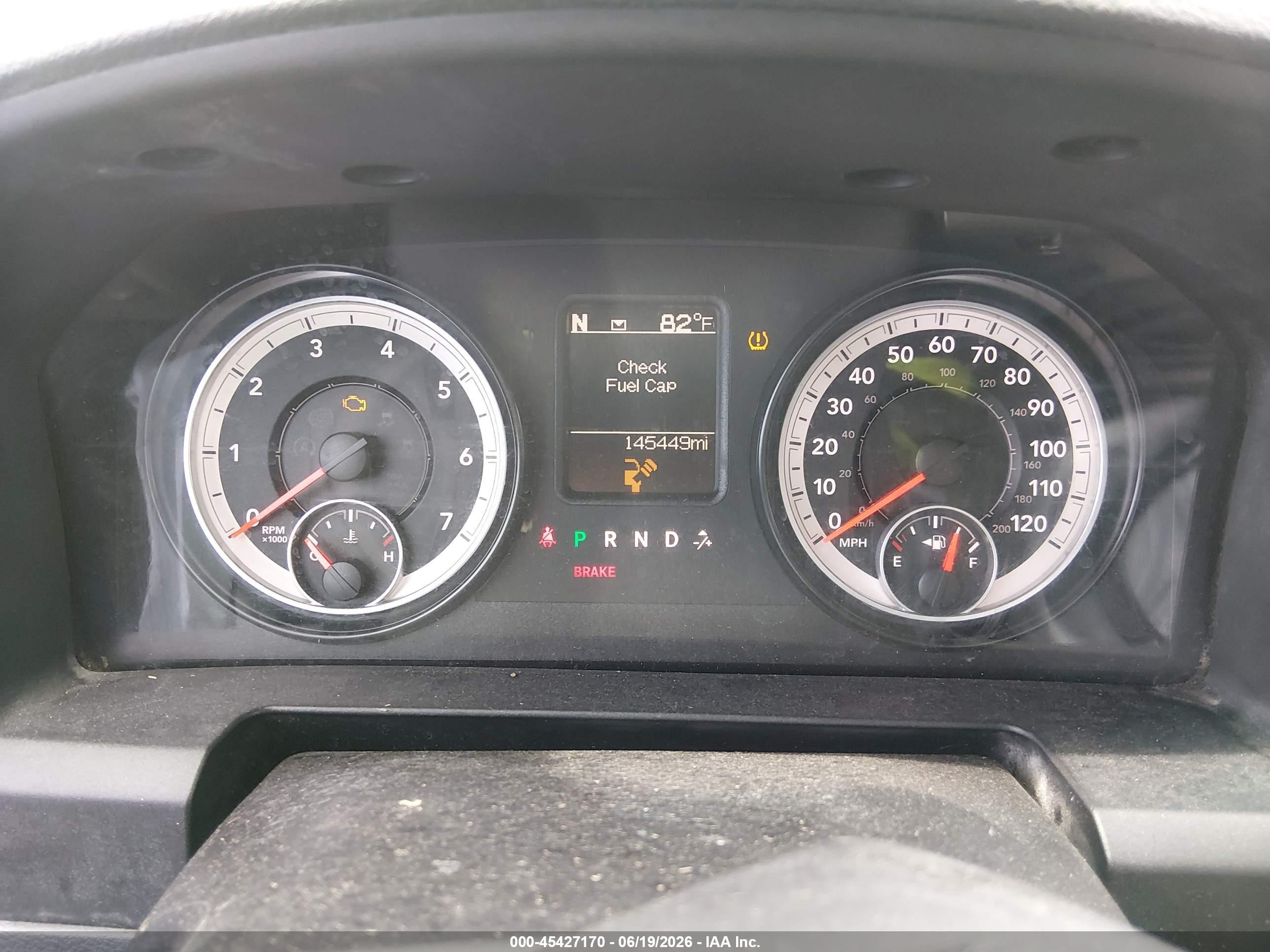 2015 Ram 1500 Express Черный vin: 3C6JR6AT1FG617568