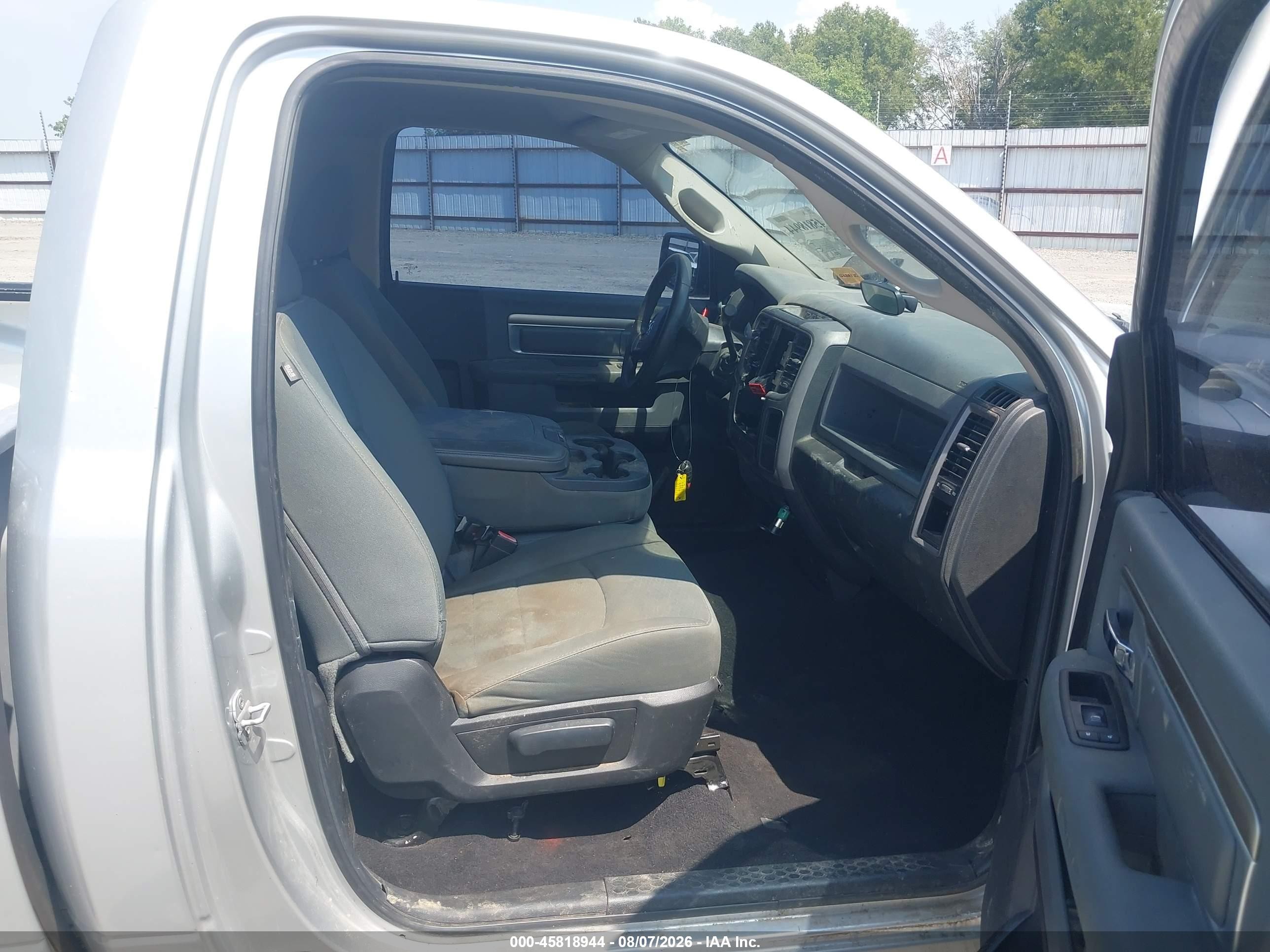 2014 Ram 1500 Express Silver vin: 3C6JR6AT2EG174345