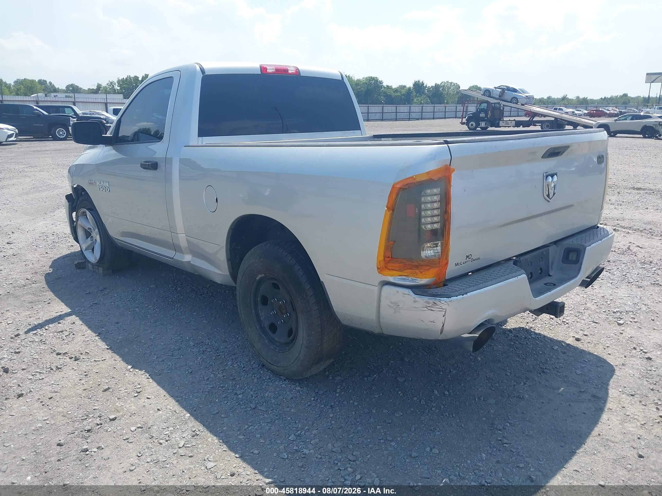2014 Ram 1500 Express Silver vin: 3C6JR6AT2EG174345